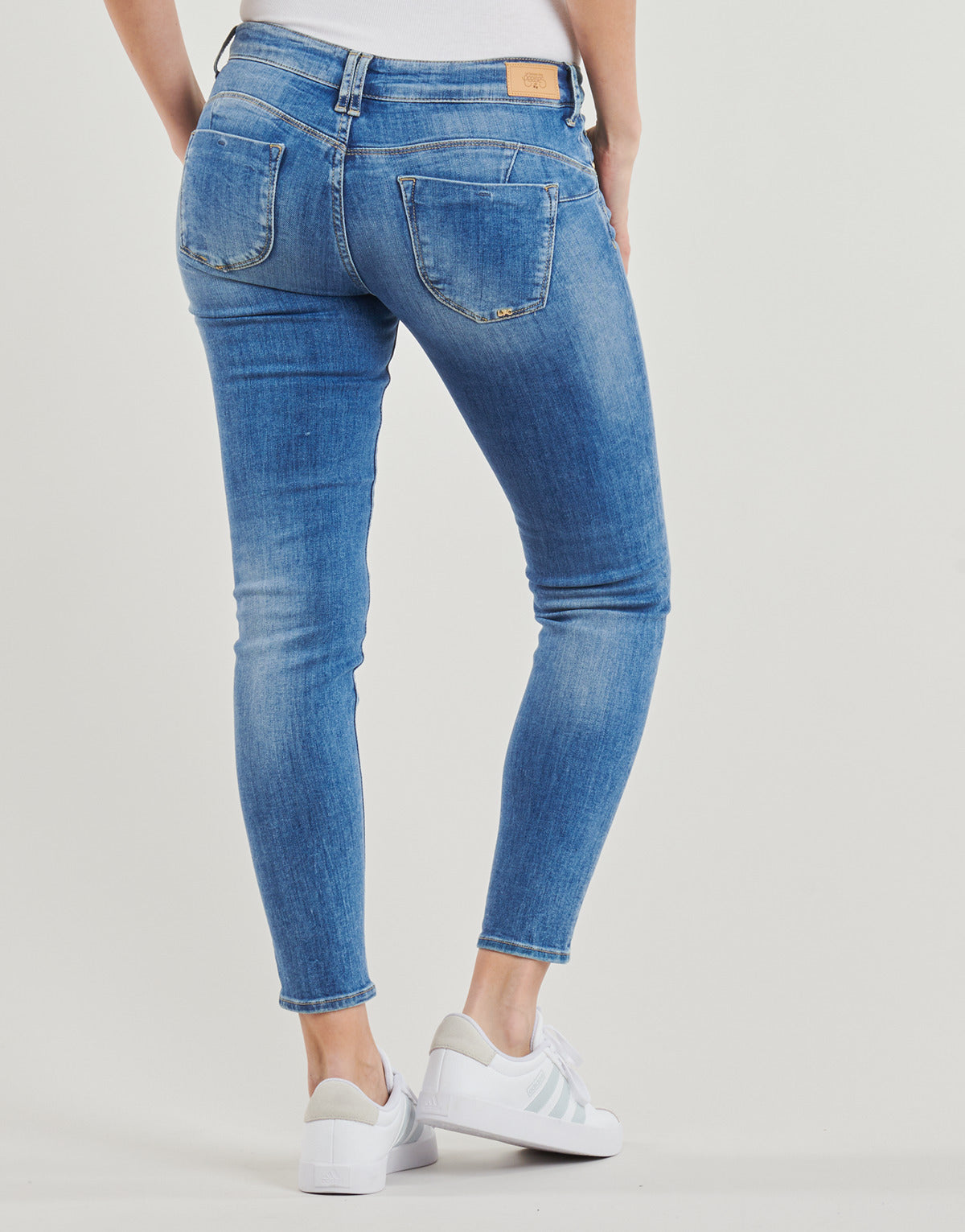 Jeans Slim Donna Le Temps des Cerises PULPC Blu