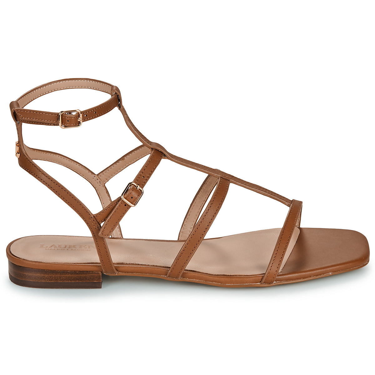 Sandali Donna Lauren Ralph Lauren  EVERLEY GLDR SANDALS  Marrone