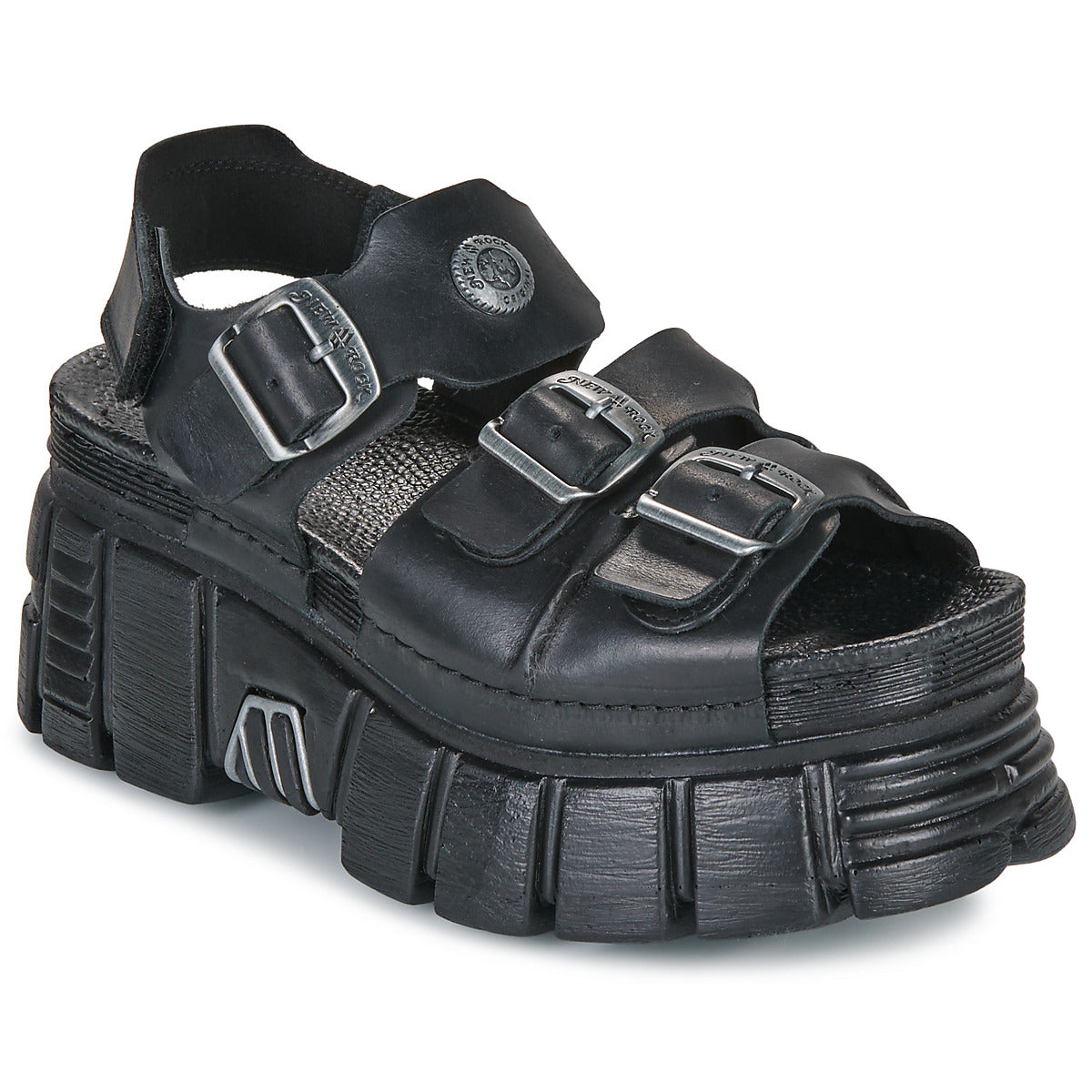 Sandali Donna New Rock BIOS Nero