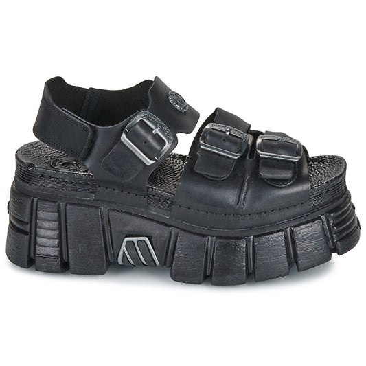 Sandali Donna New Rock BIOS Nero