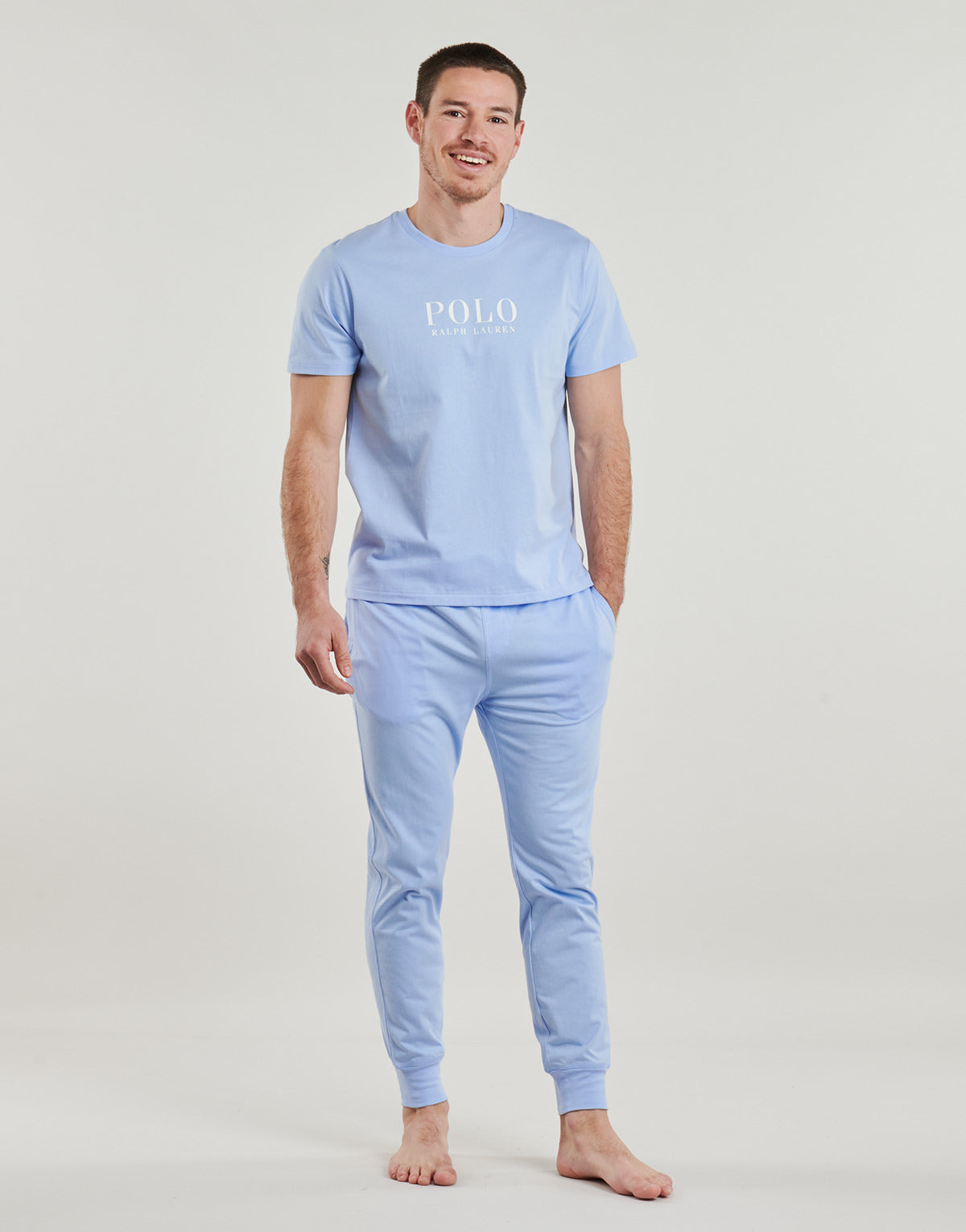 Pigiami / Camicia da notte Uomo Polo Ralph Lauren  JOGGER SLEEP BOTTOM  Blu