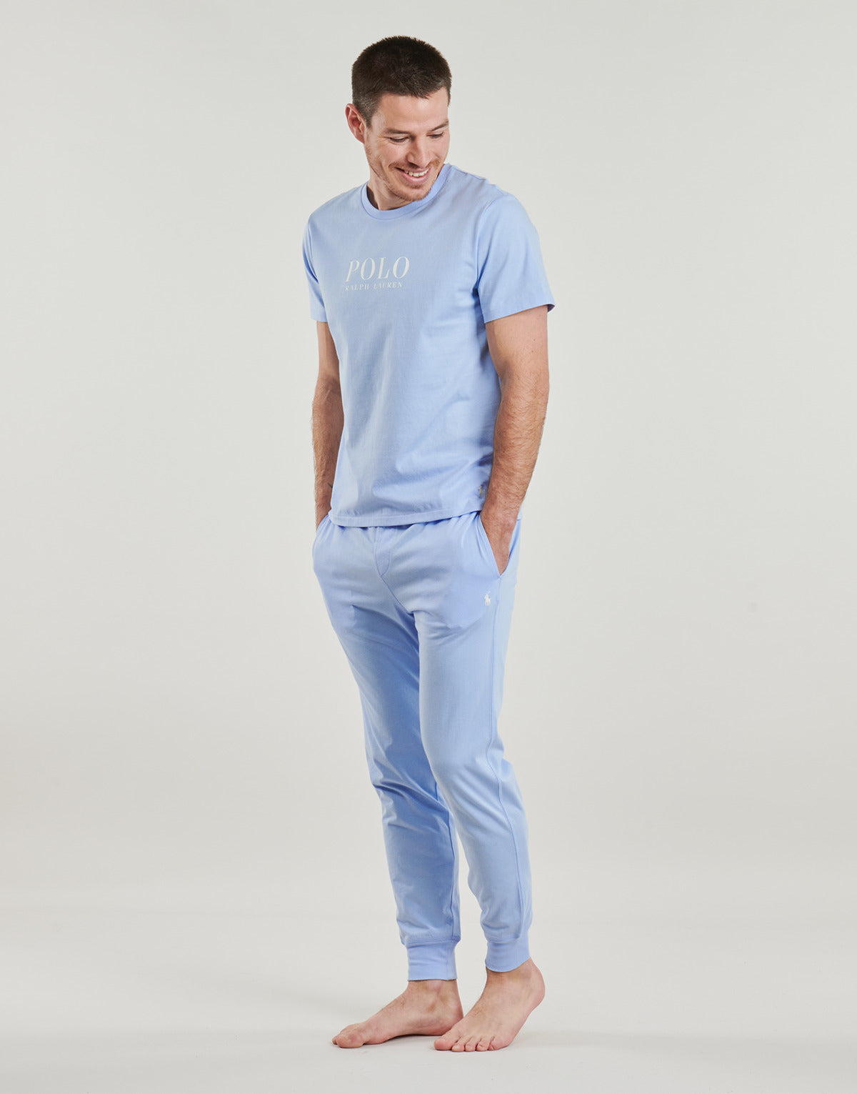Pigiami / Camicia da notte Uomo Polo Ralph Lauren  JOGGER SLEEP BOTTOM  Blu