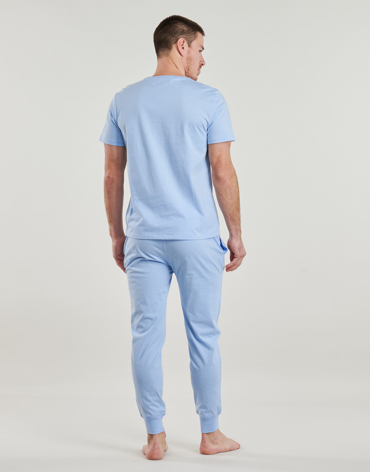 T-shirt Uomo Polo Ralph Lauren  S/S CREW SLEEP TOP  Blu