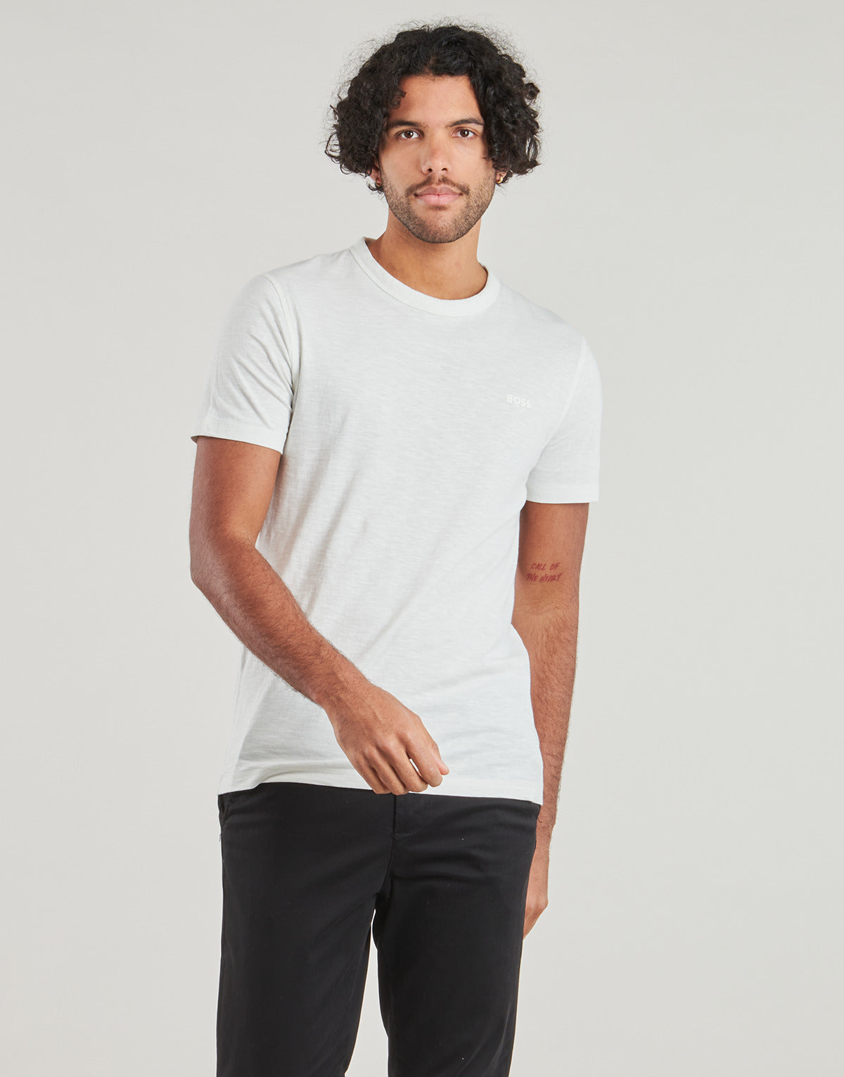 T-shirt Uomo BOSS  Tegood  Bianco