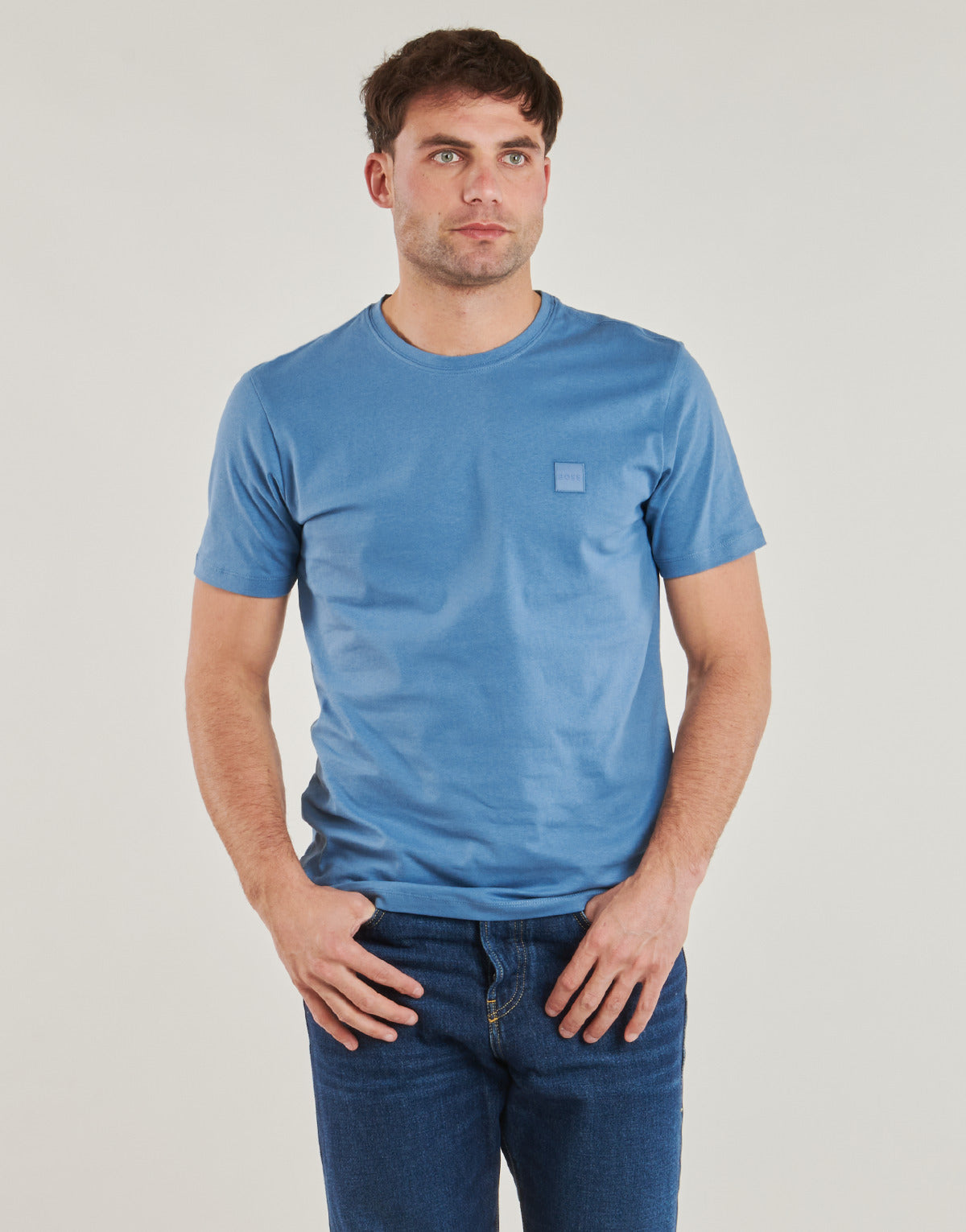 T-shirt Uomo BOSS  Tales  Blu