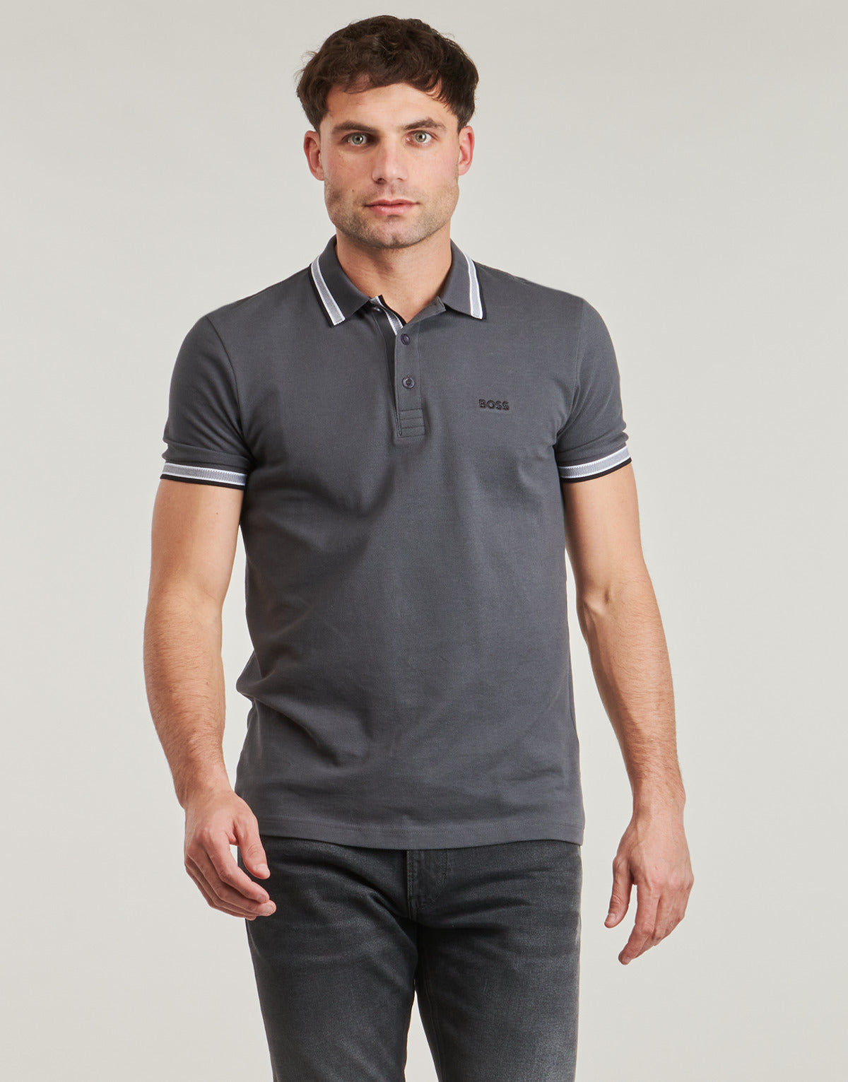 Polo Uomo BOSS  Paddy  Grigio