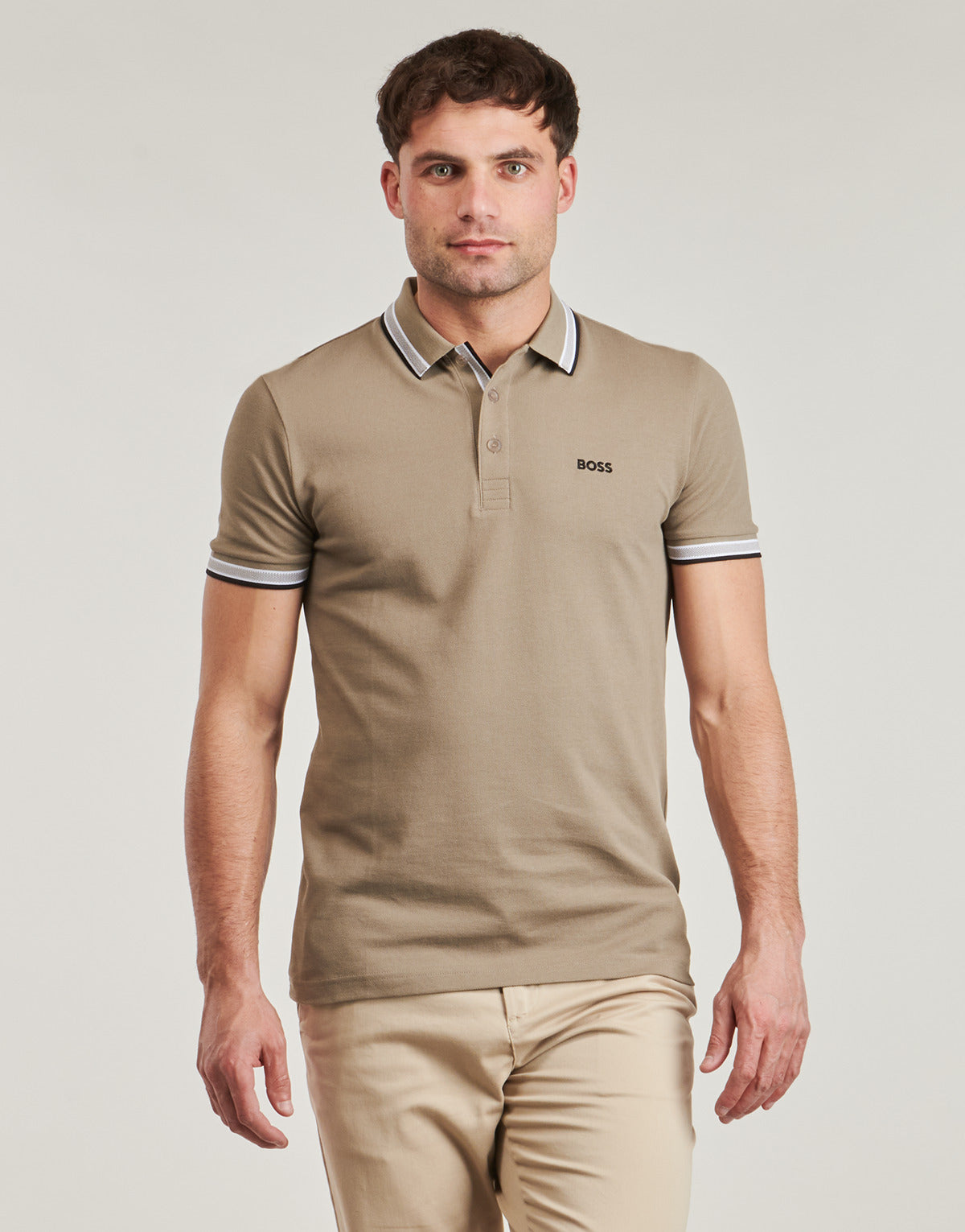 Polo Uomo BOSS  Paddy  Kaki