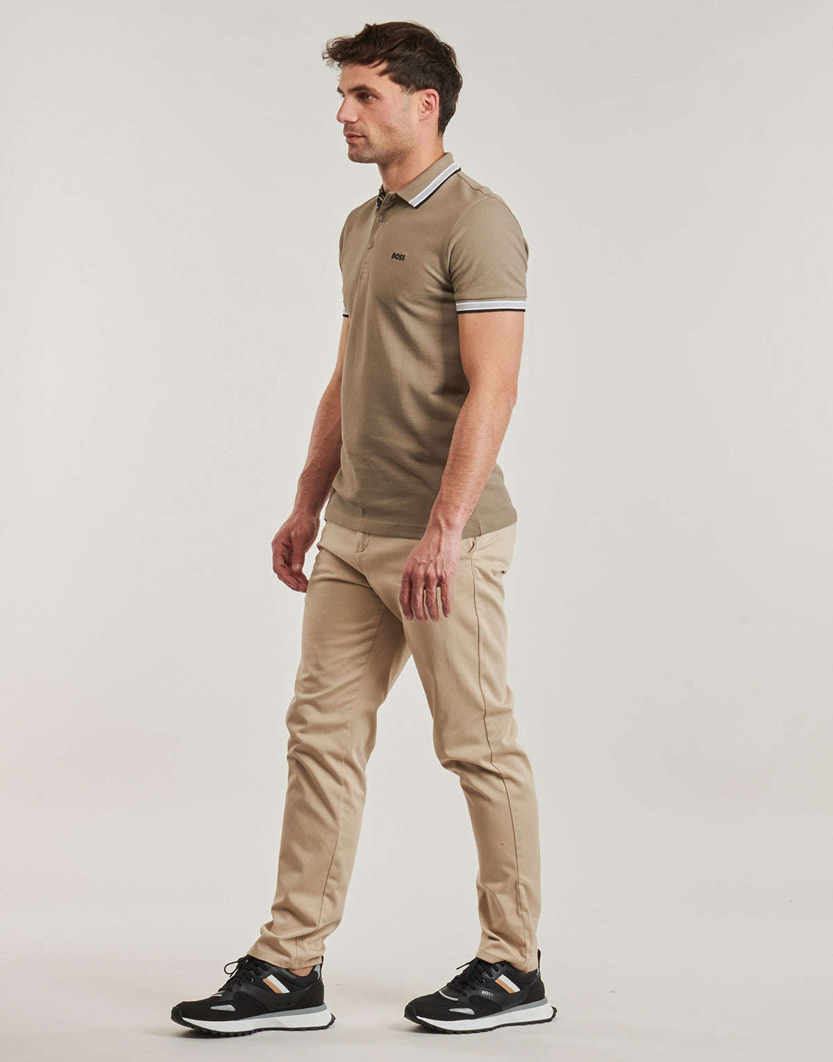 Polo Uomo BOSS  Paddy  Kaki