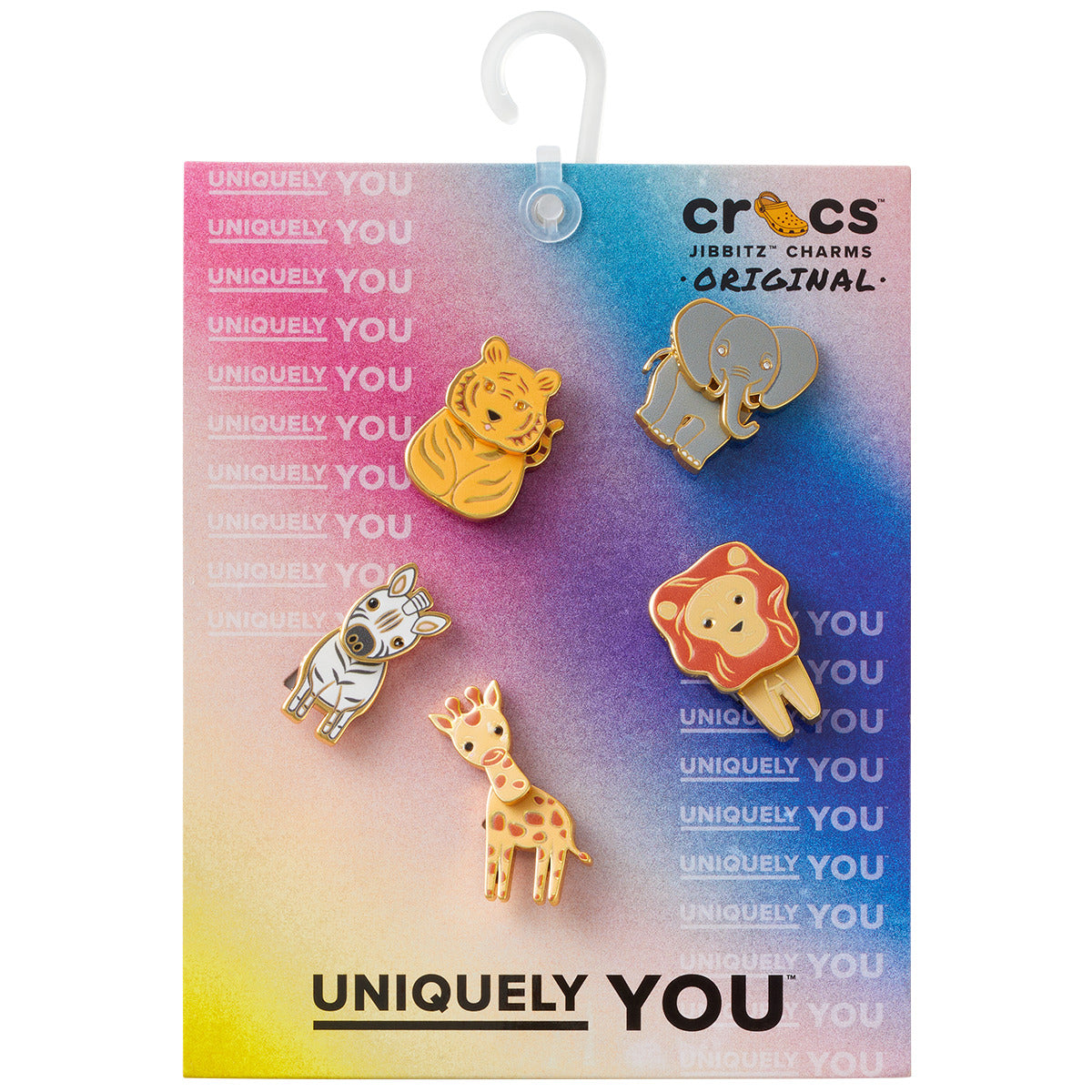 Accessori scarpe Uomo Crocs  JIBBITZ Enamel Safari 5 Pack  Multicolore