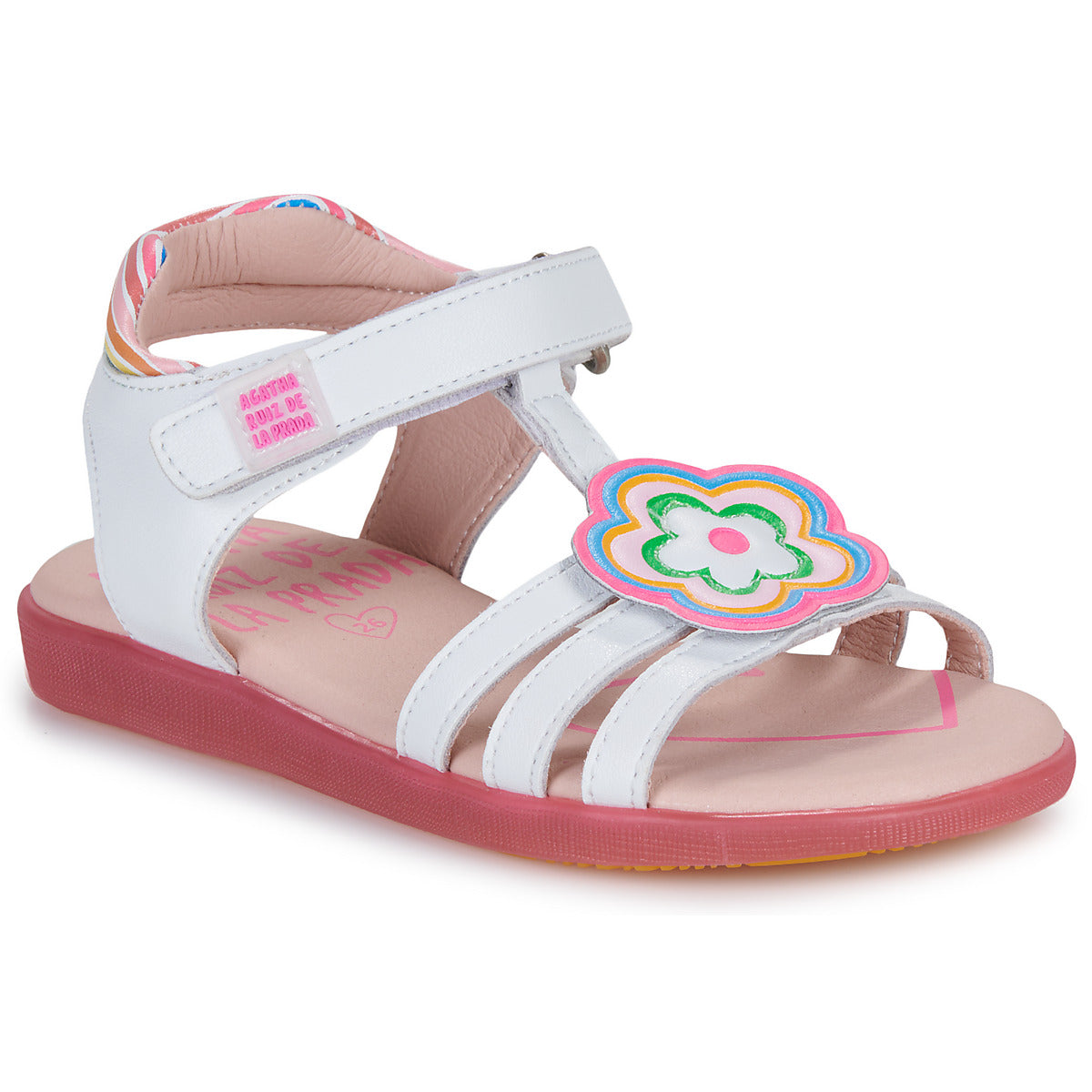 Sandali bambini ragazza Agatha Ruiz de la Prada AITANA Bianco