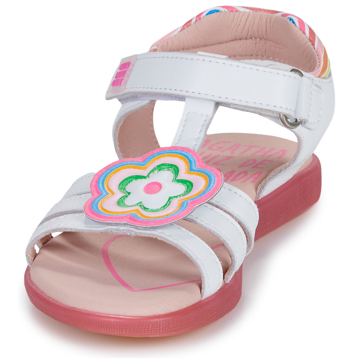 Sandali bambini ragazza Agatha Ruiz de la Prada AITANA Bianco
