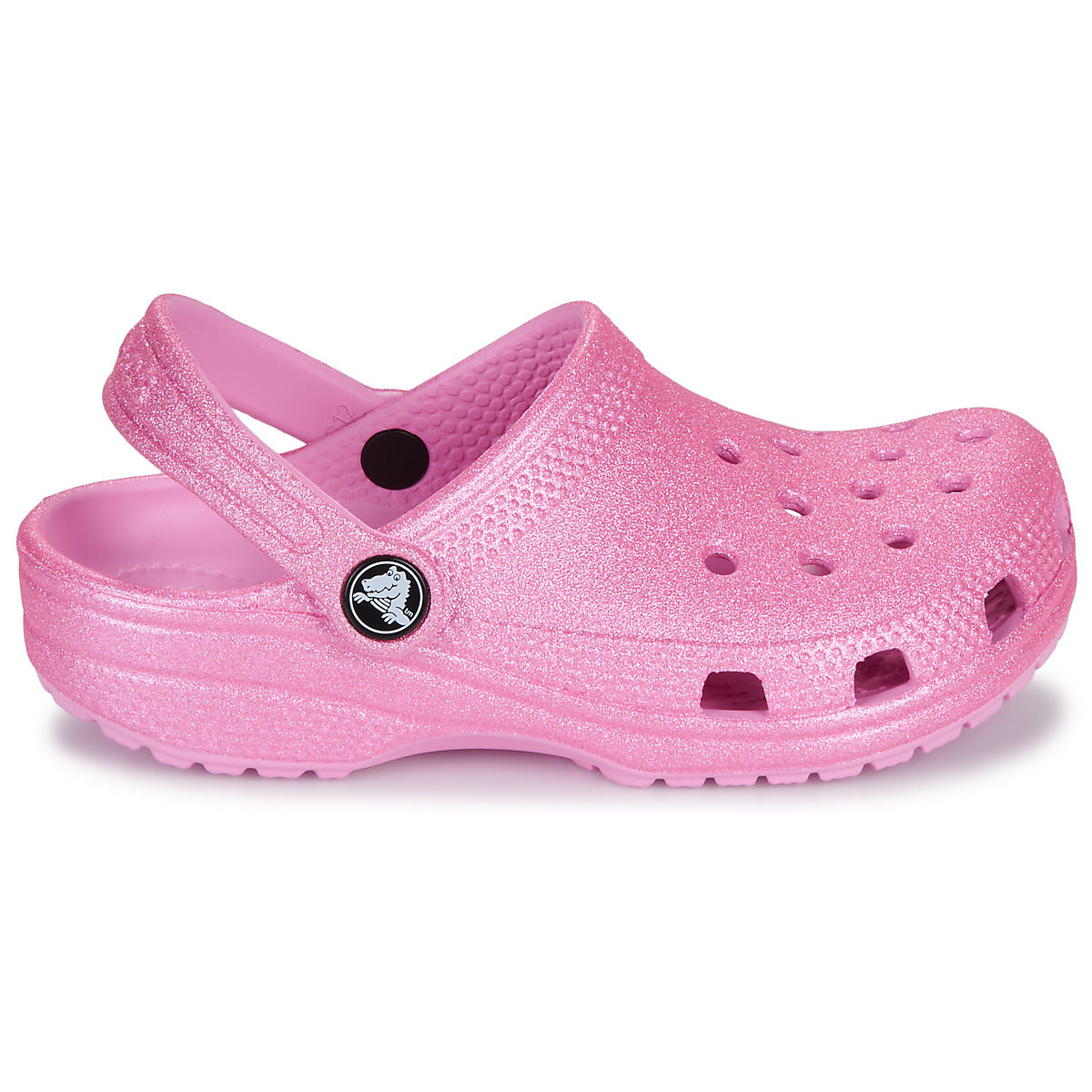 Scarpe bambini ragazza Crocs  Classic Glitter Clog K  Rosa