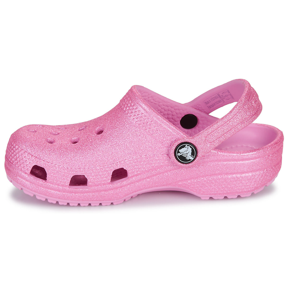 Scarpe bambini ragazza Crocs  Classic Glitter Clog K  Rosa