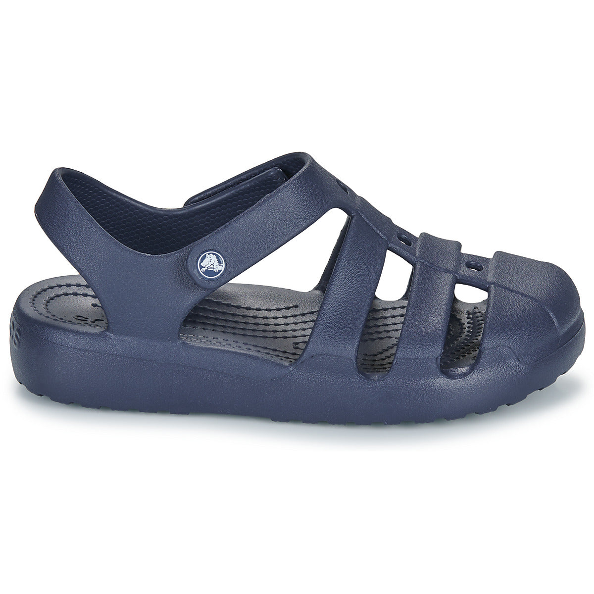 Sandali bambini ragazza Crocs Classic Fisherman K Blu