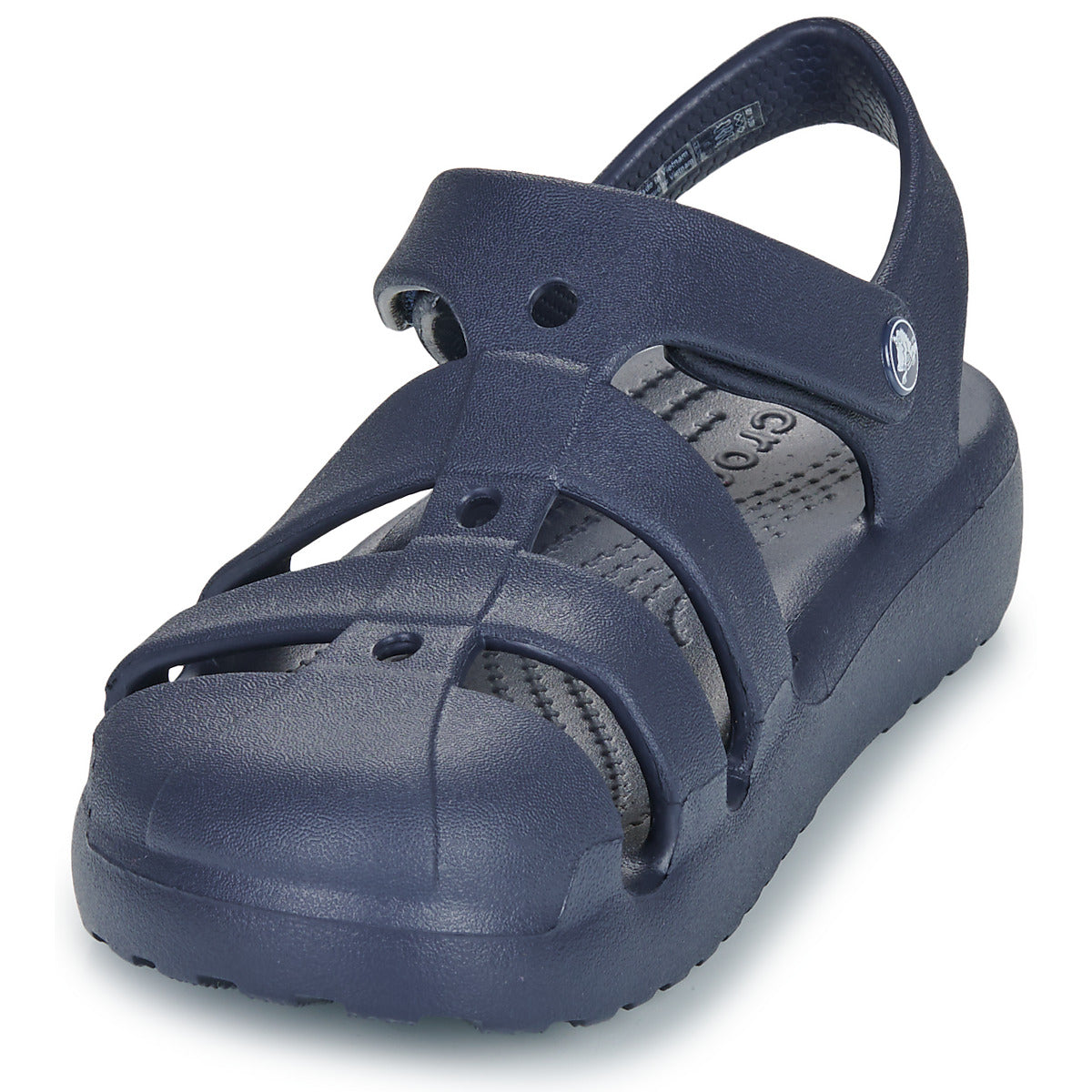 Sandali bambini ragazza Crocs Classic Fisherman K Blu