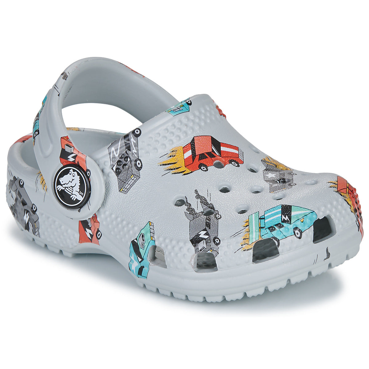 Scarpe bambini ragazza Crocs  Classic Race Cars Graphic Cg T  Grigio