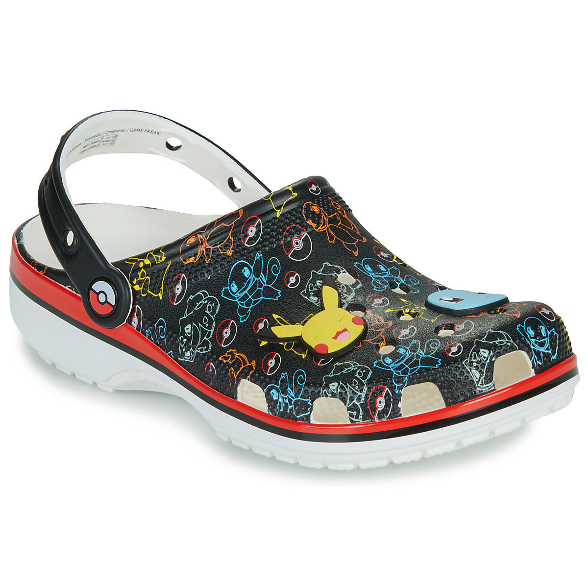 Scarpe bambini ragazza Crocs  Pokemon Print Cls Clg K  Multicolore