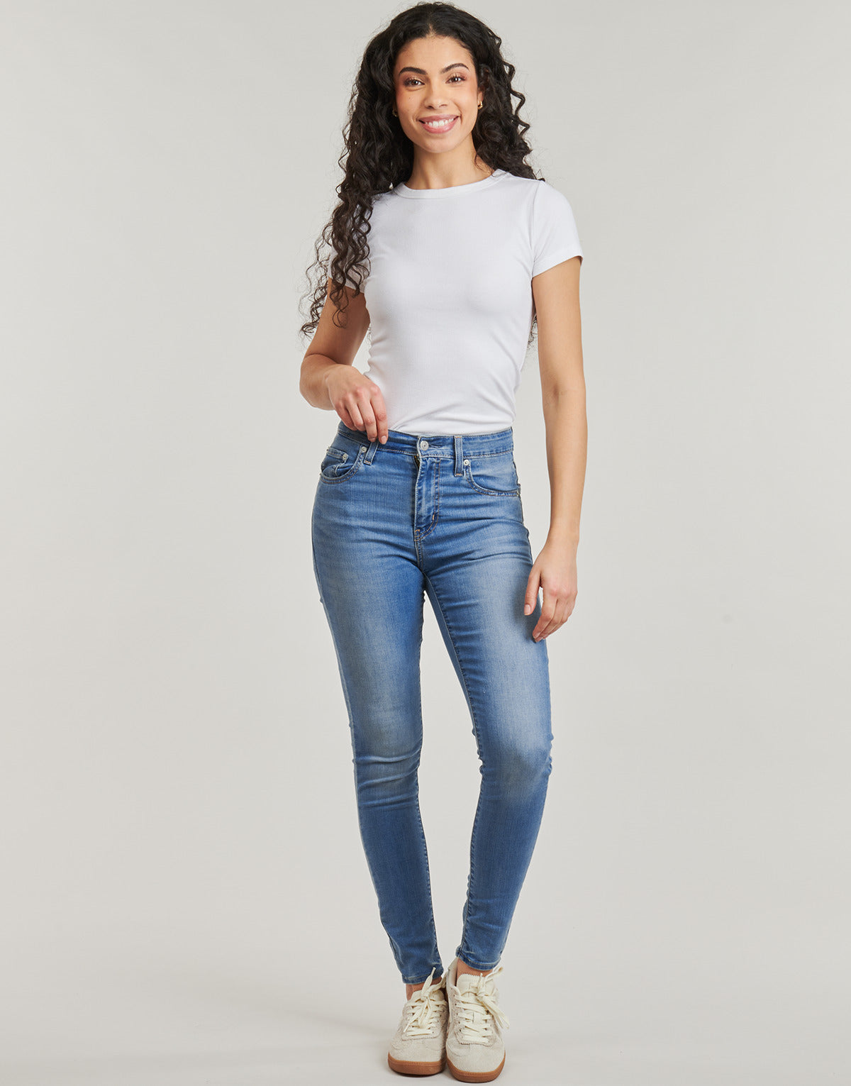 Jeans skynny Donna Levis  721 HIGH RISE SKINNY  Blu