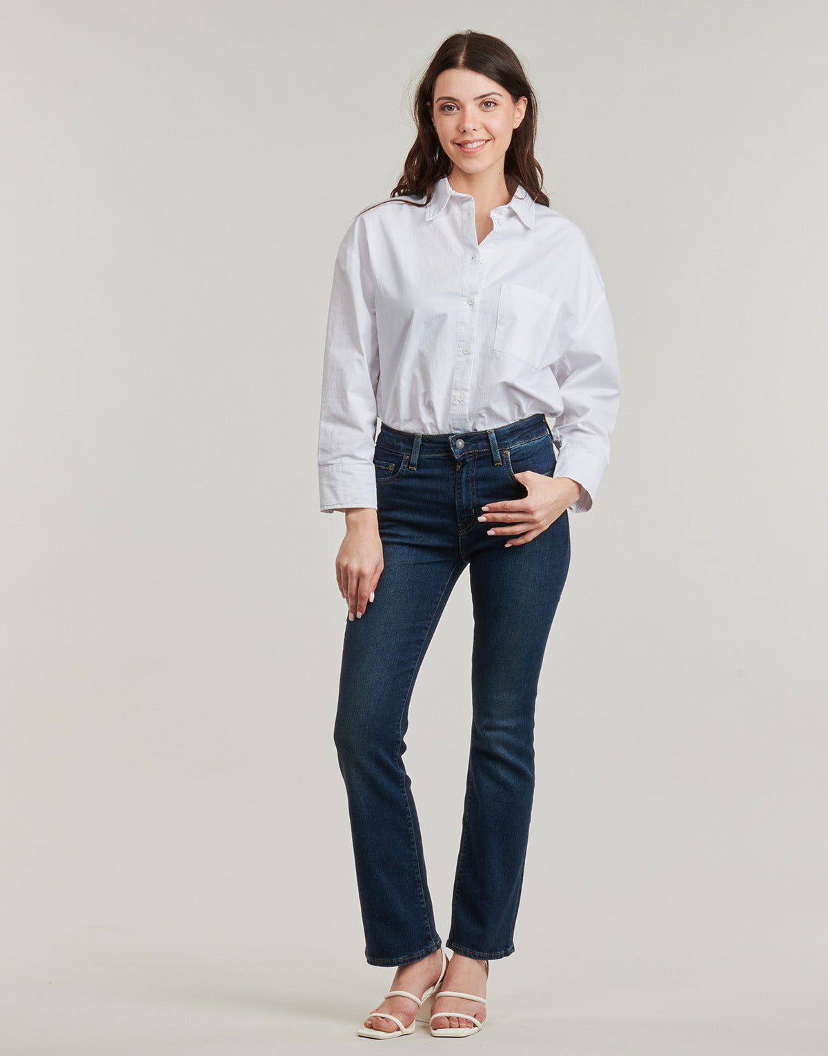 Jeans Bootcut Donna Levis  725 HIGH RISE BOOTCUT  Blu
