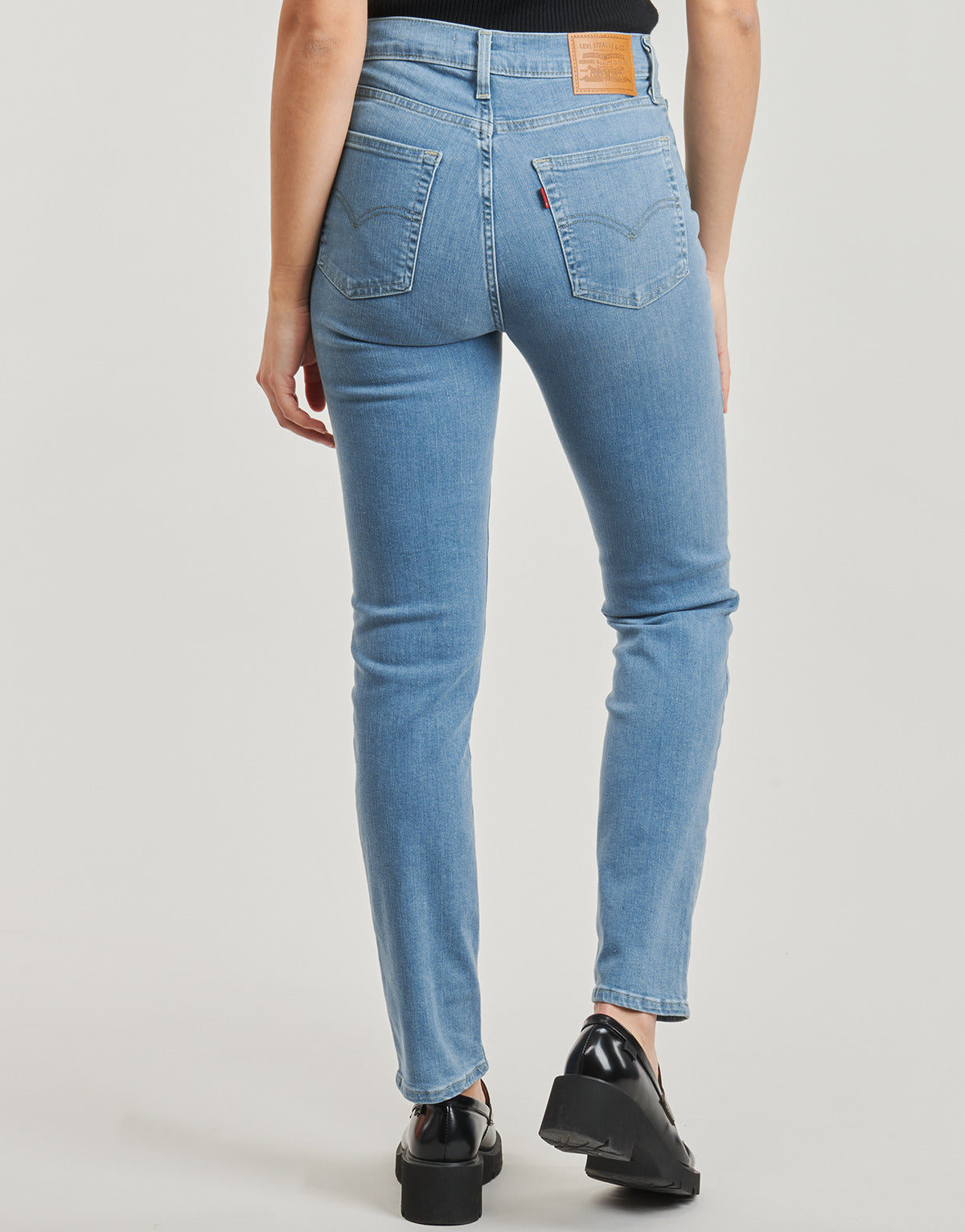 Jeans Donna Levis  724 HIGH RISE STRAIGHT  Blu
