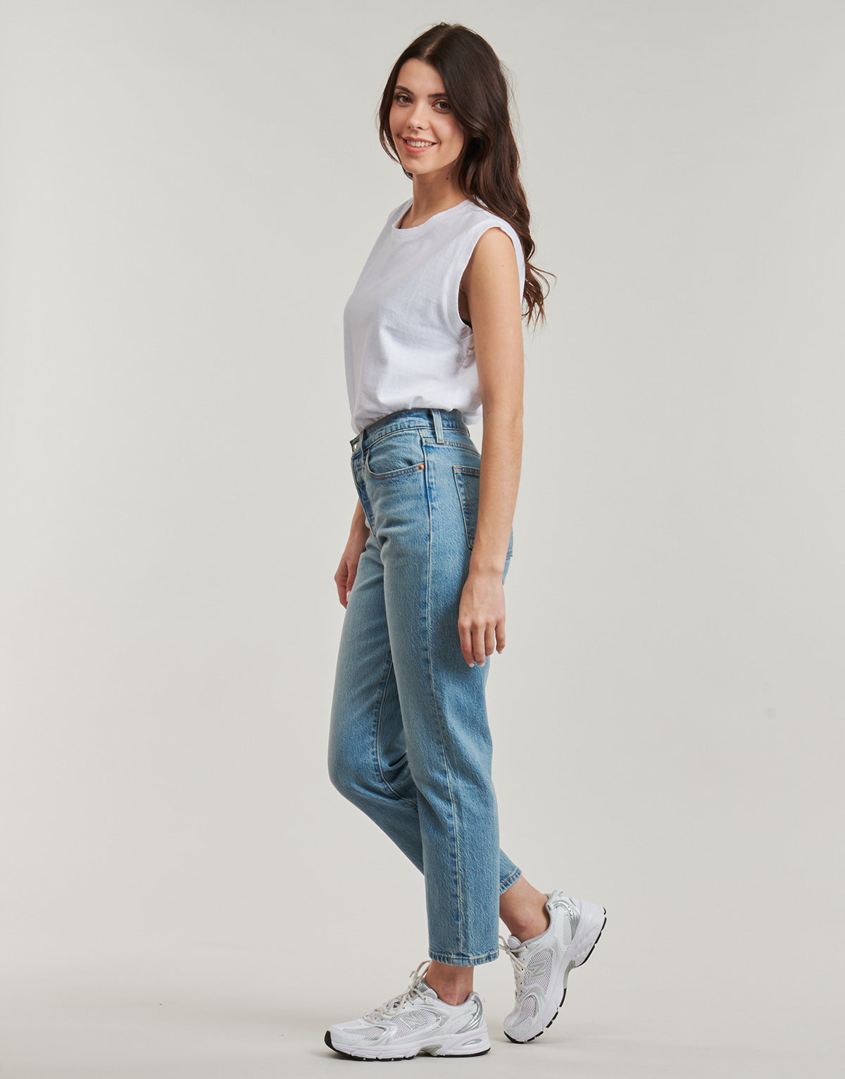 Jeans boyfriend Donna Levis  501® CROP  Blu