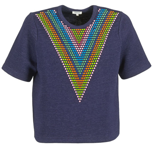 Felpa Donna Manoush DOUDOU STAR Blu