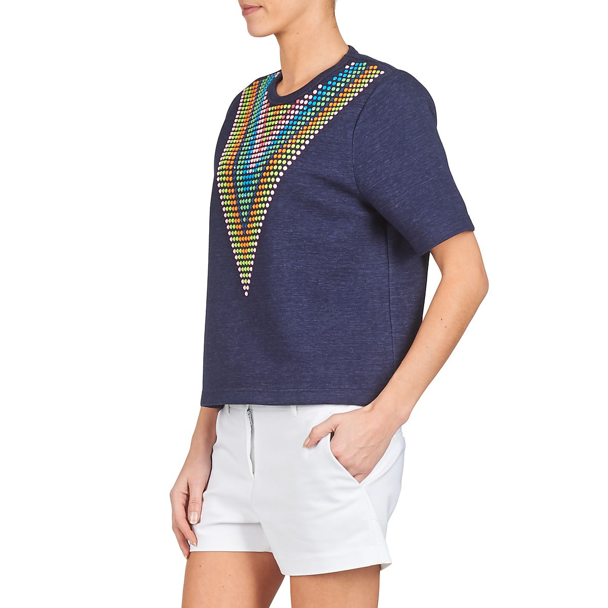 Felpa Donna Manoush DOUDOU STAR Blu