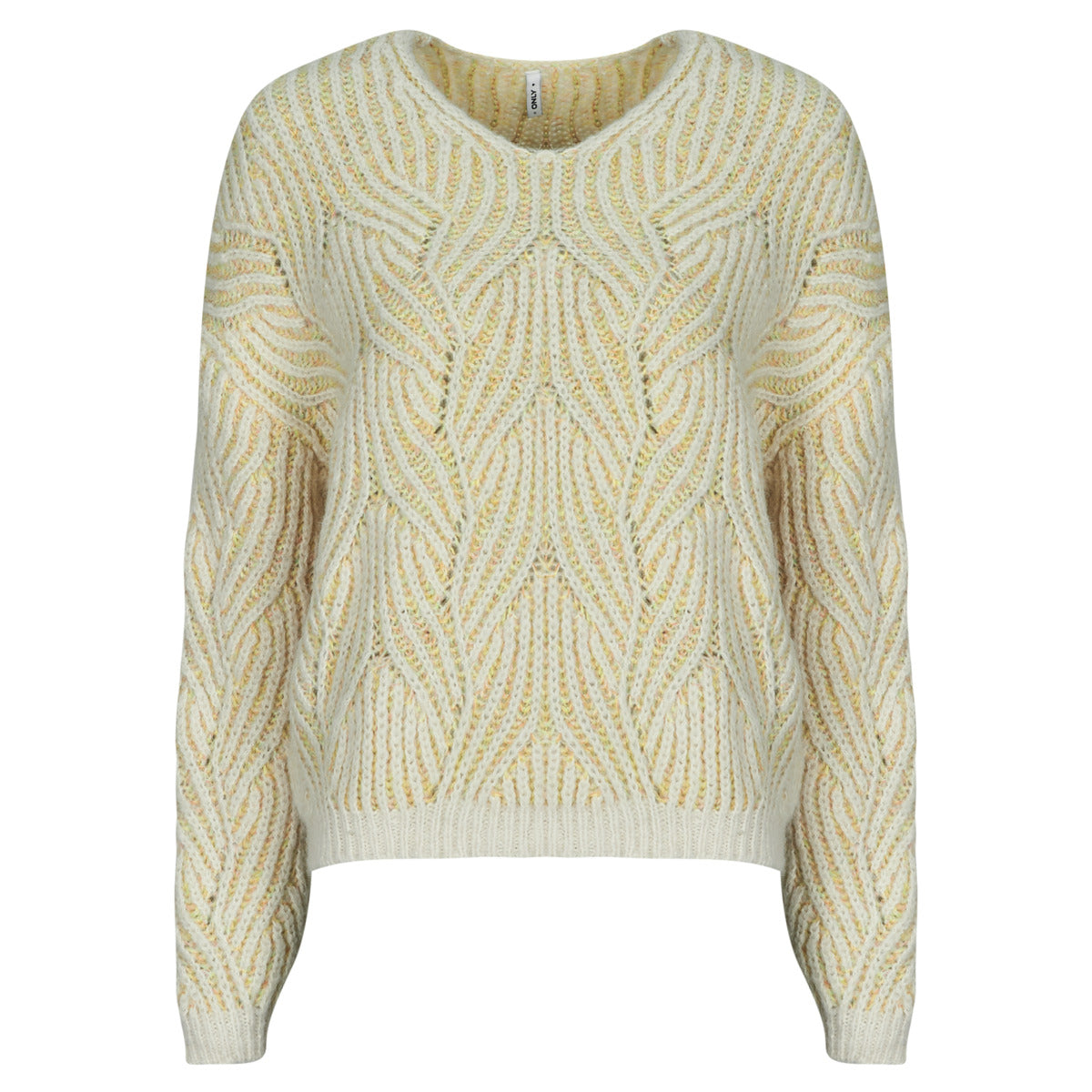 Maglione Donna Only  ONLELIN  Beige