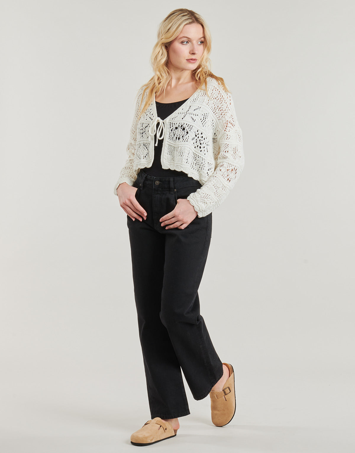 Gilet / Cardigan Donna Only ONLBEACH Bianco