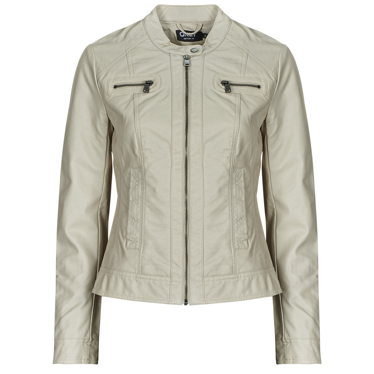 Giacca in pelle Donna Only ONLBANDIT Bianco