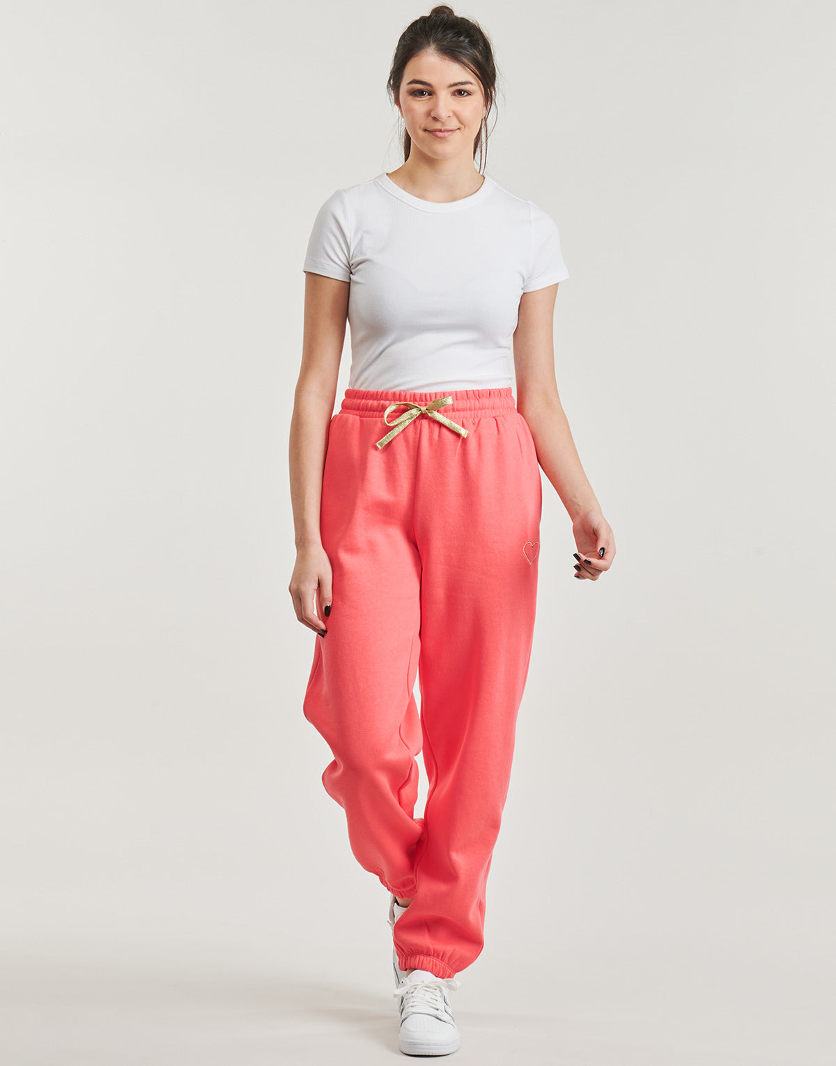 Pantaloni Sportivi Donna Only ONLNOOMI Rosa