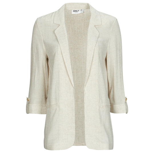 Giacca Donna Only ONLSIESTA 3/4 Beige