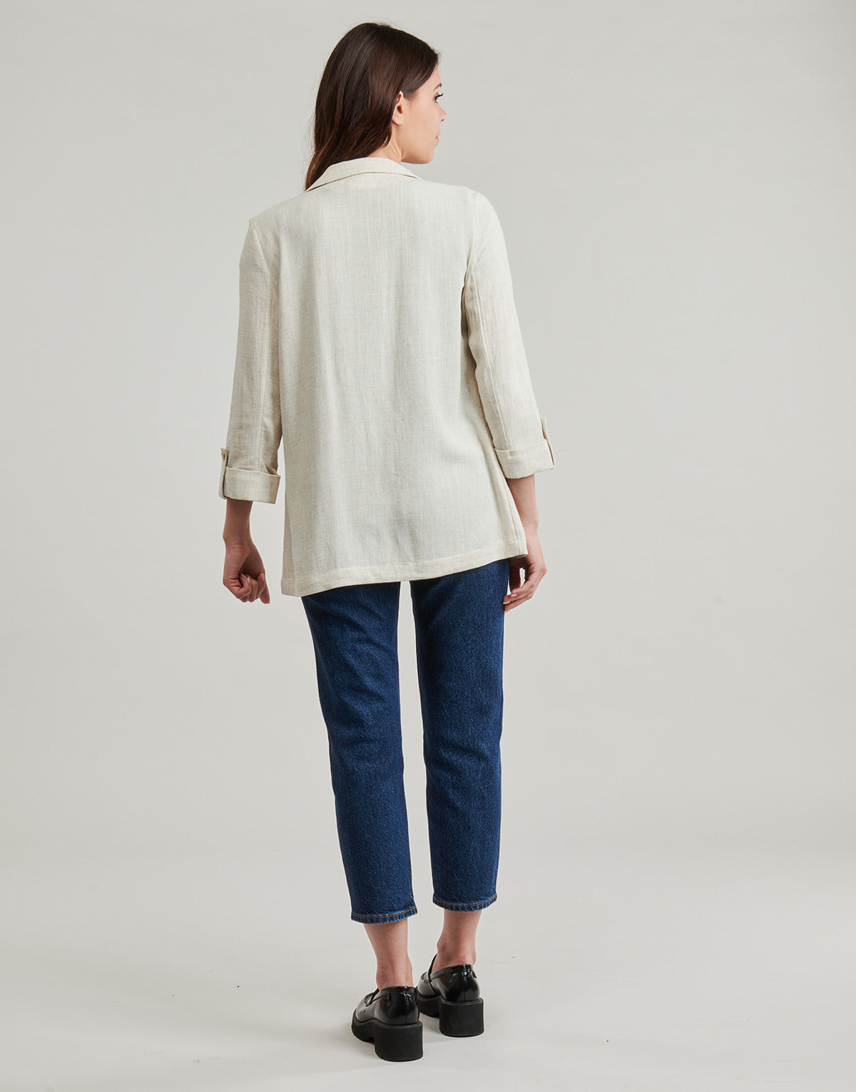 Giacca Donna Only ONLSIESTA 3/4 Beige