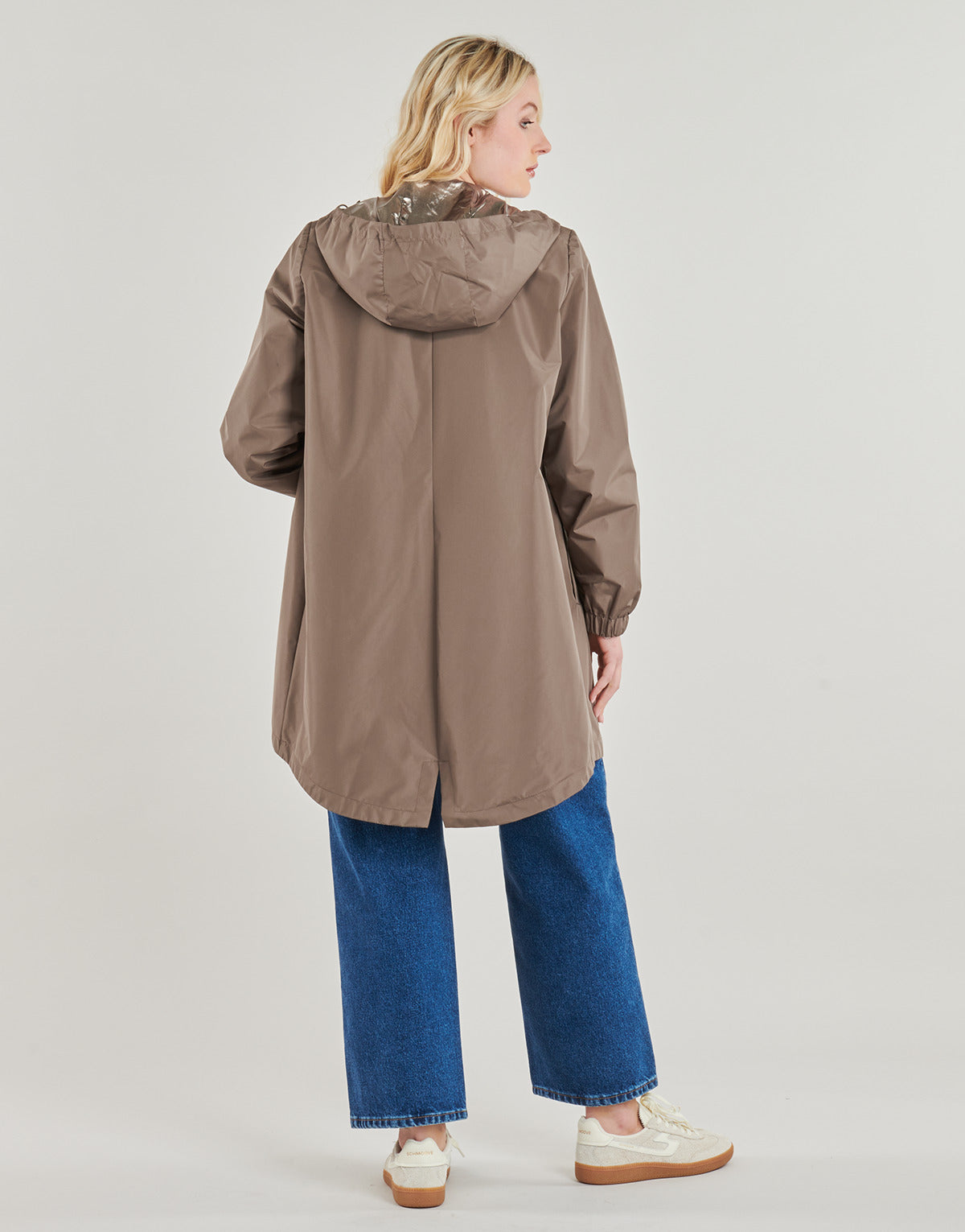 Parka Donna Only ONLFRY REV METALLIC Marrone