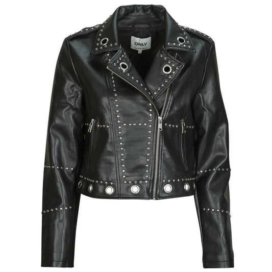 Giacca in pelle Donna Only ONLKACANDRA Nero