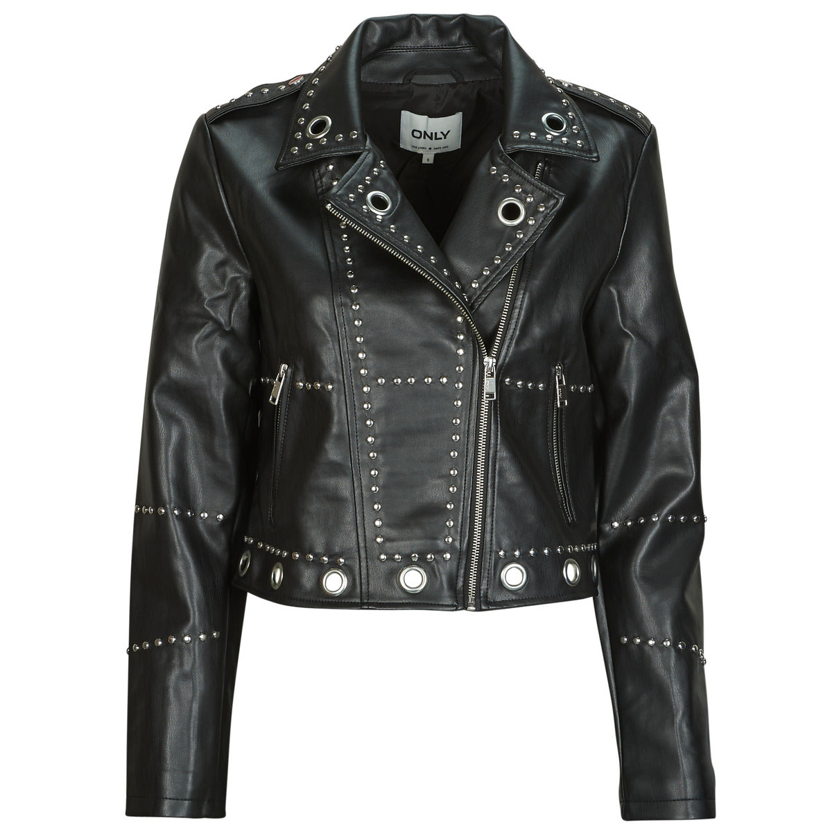 Giacca in pelle Donna Only ONLKACANDRA Nero