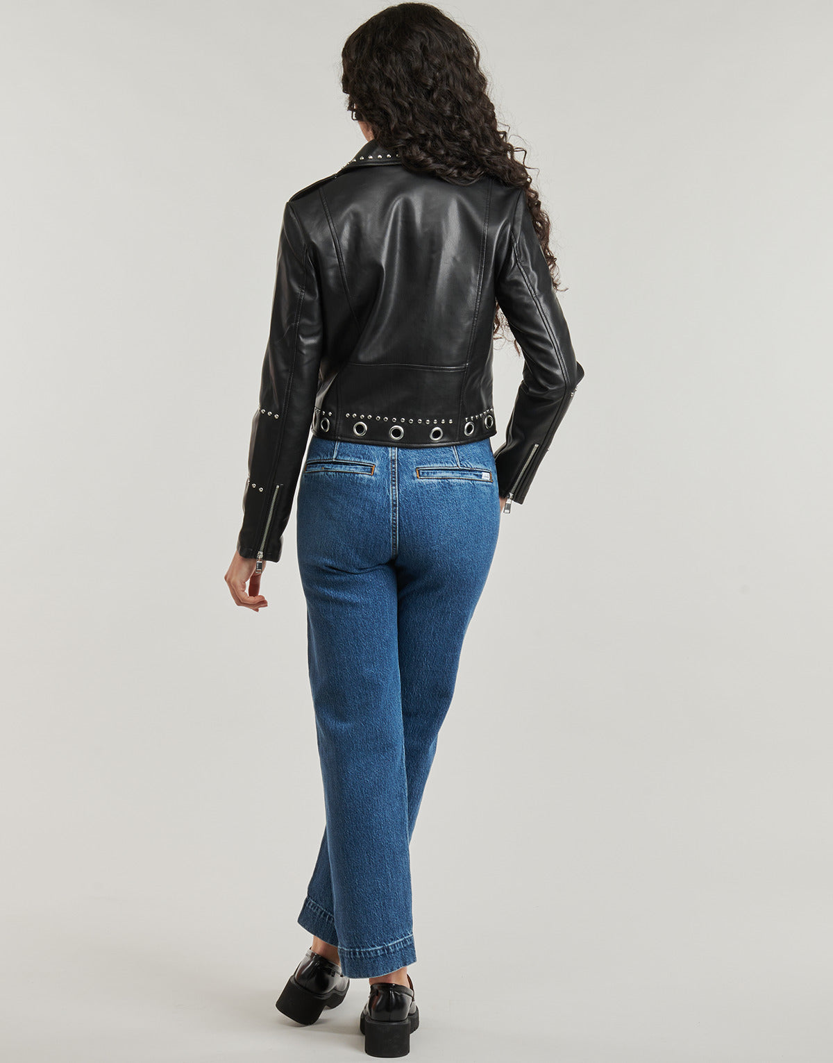 Giacca in pelle Donna Only ONLKACANDRA Nero