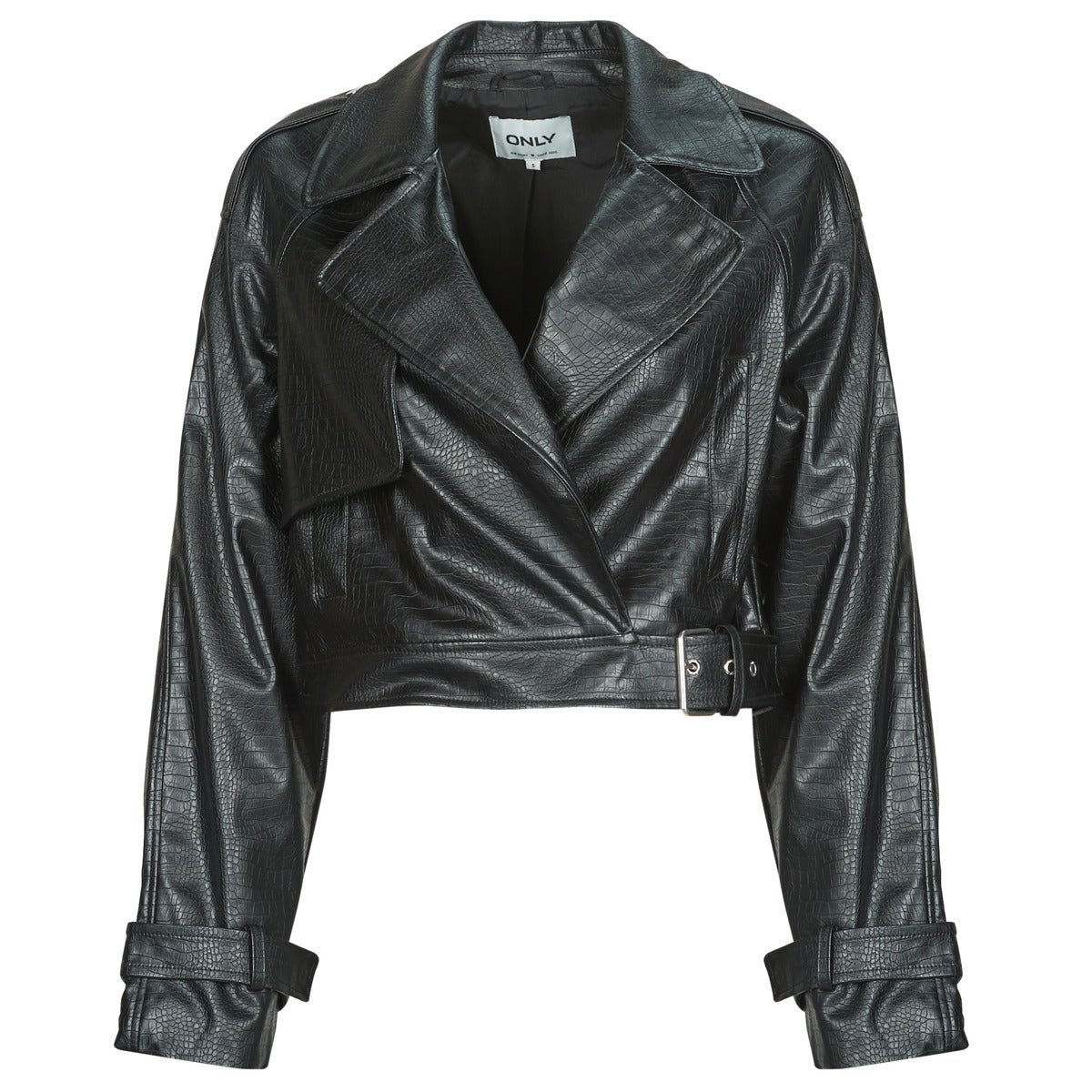 Giacca in pelle Donna Only ONLKIRA Nero