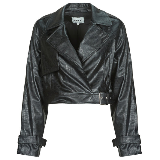 Giacca in pelle Donna Only ONLKIRA Nero