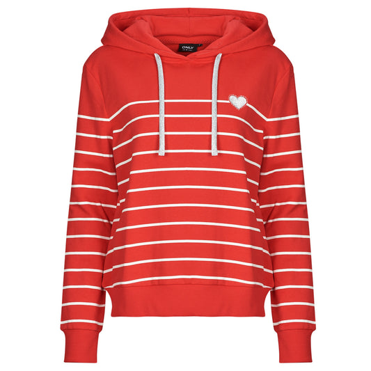 Felpa Donna Only ONLADELLE Rosso