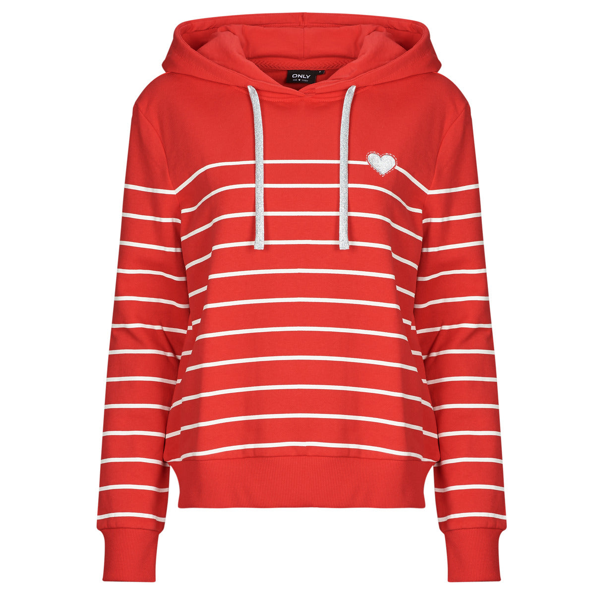 Felpa Donna Only ONLADELLE Rosso