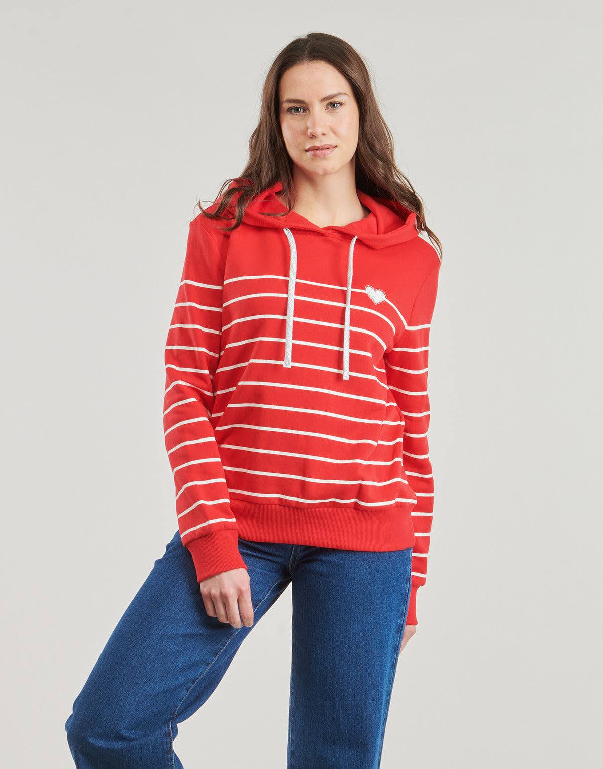 Felpa Donna Only ONLADELLE Rosso