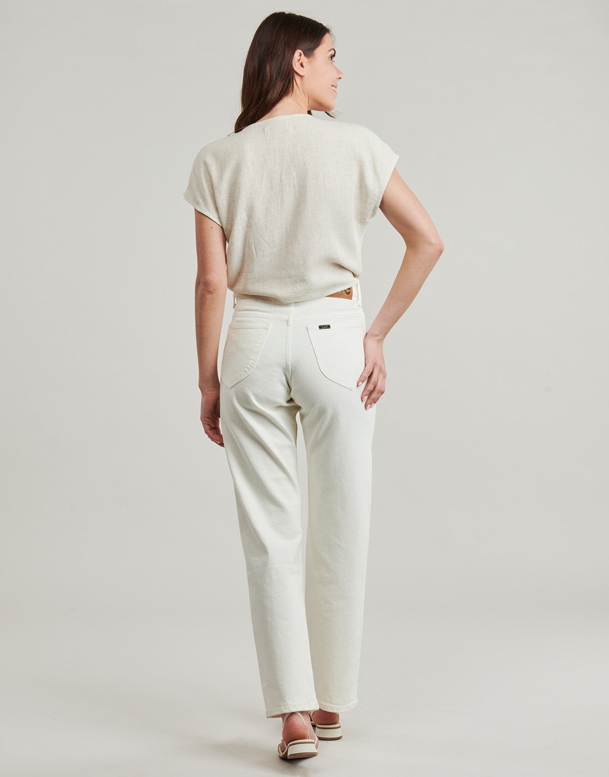 T-shirt Donna Only ONLSIESTA Beige