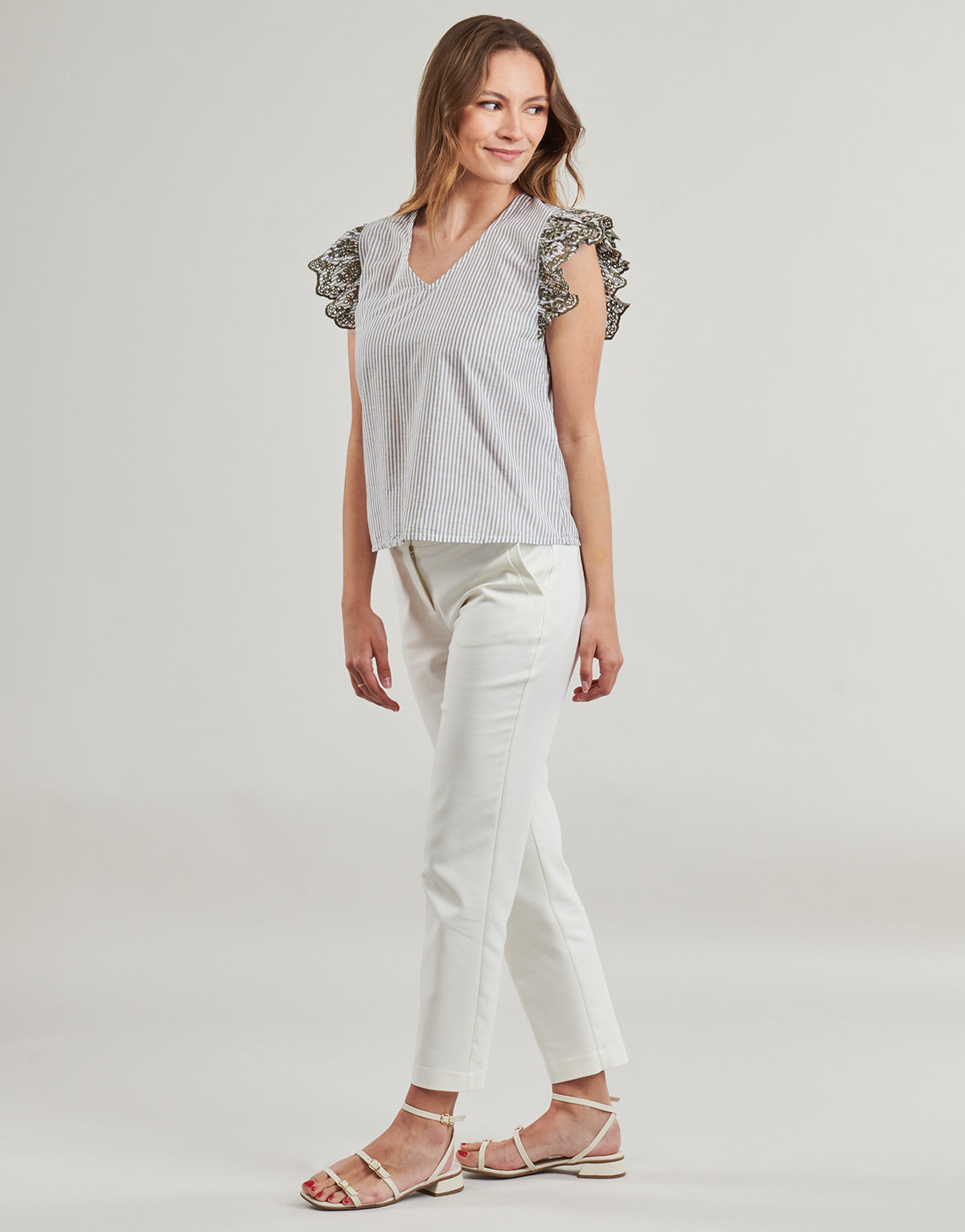 T-shirt Donna Only ONLLOU Multicolore