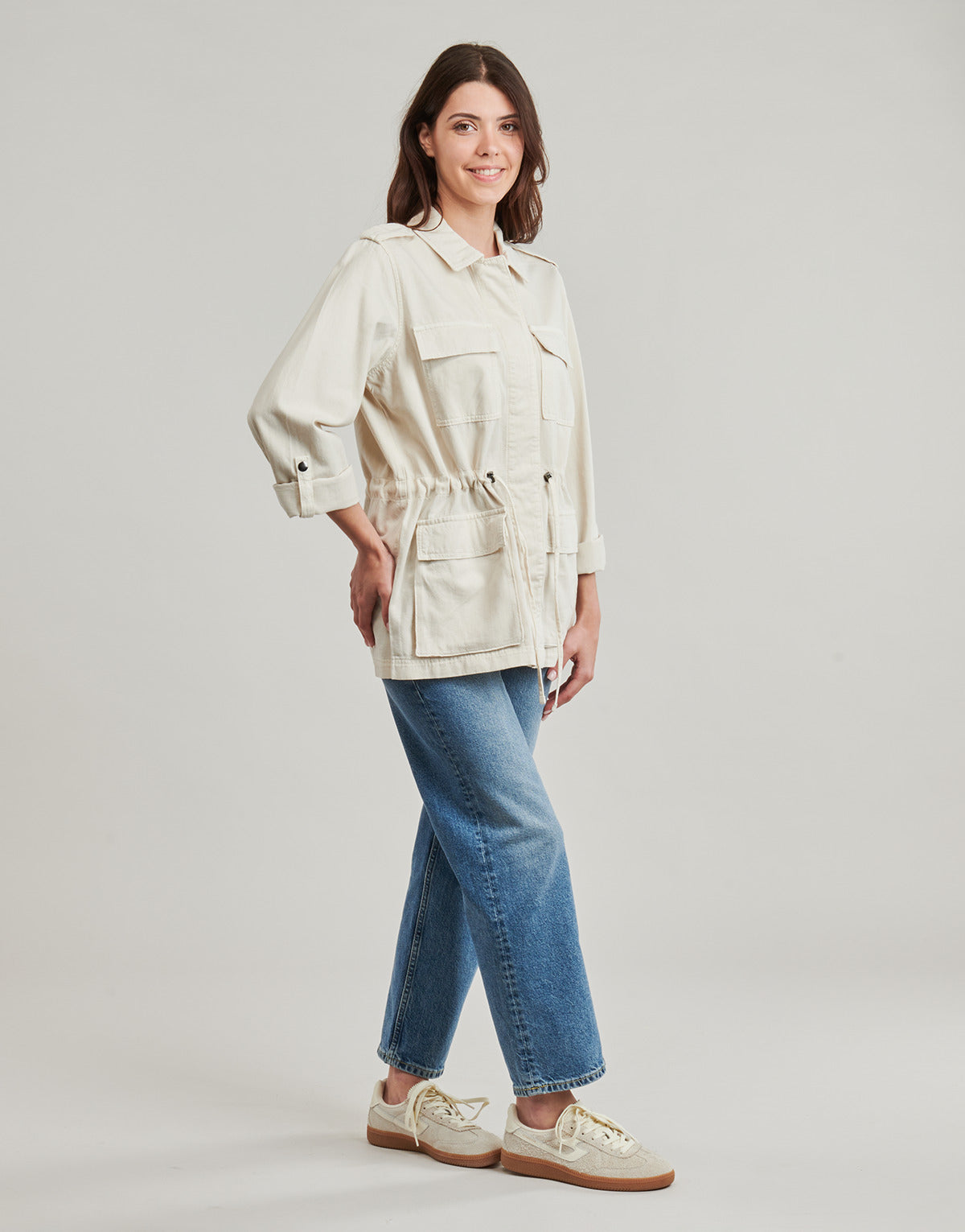 Giacca Donna Only ONLKENYA Beige