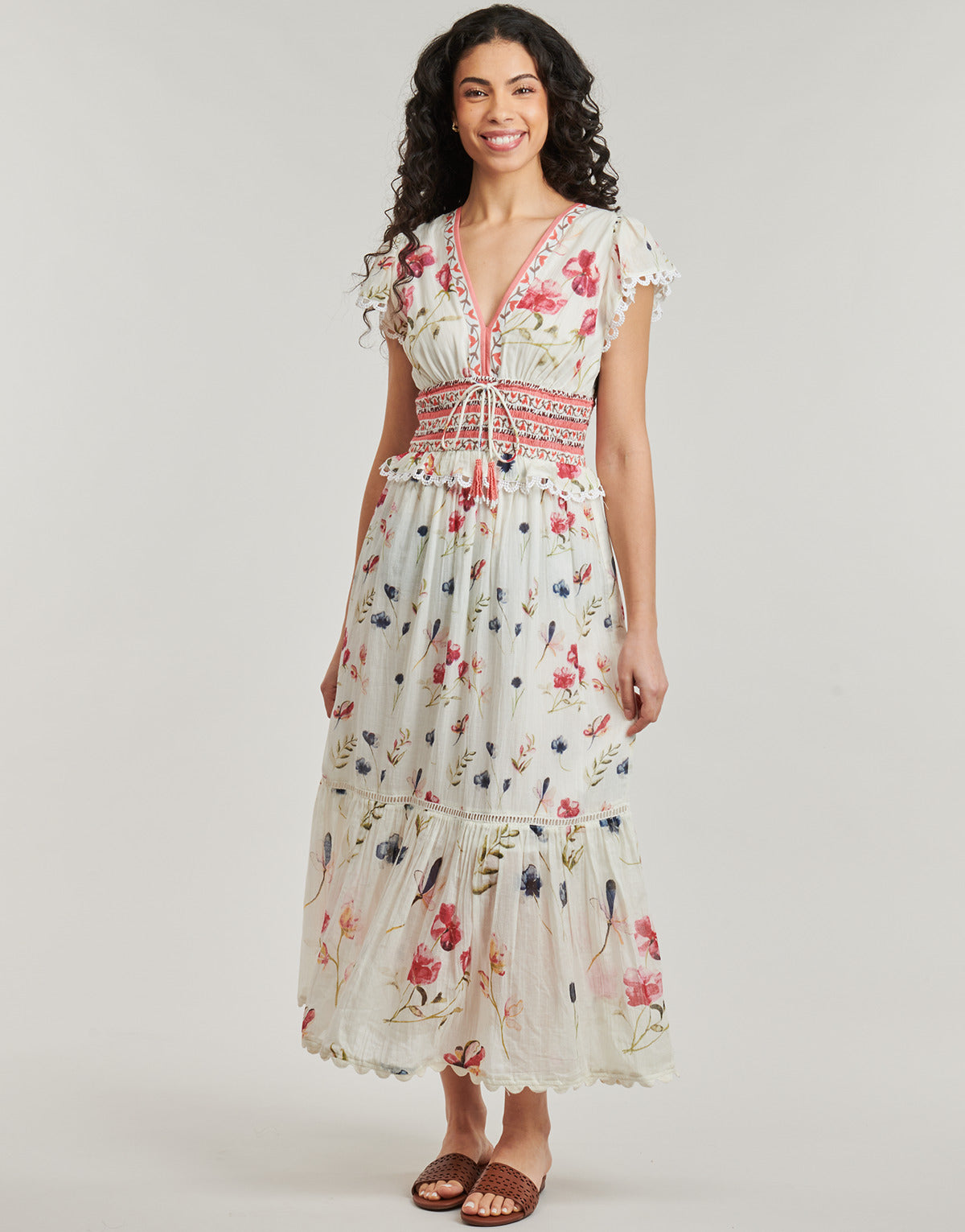 Abito lungo Donna Derhy  PATRIMONIO ROBE  Bianco