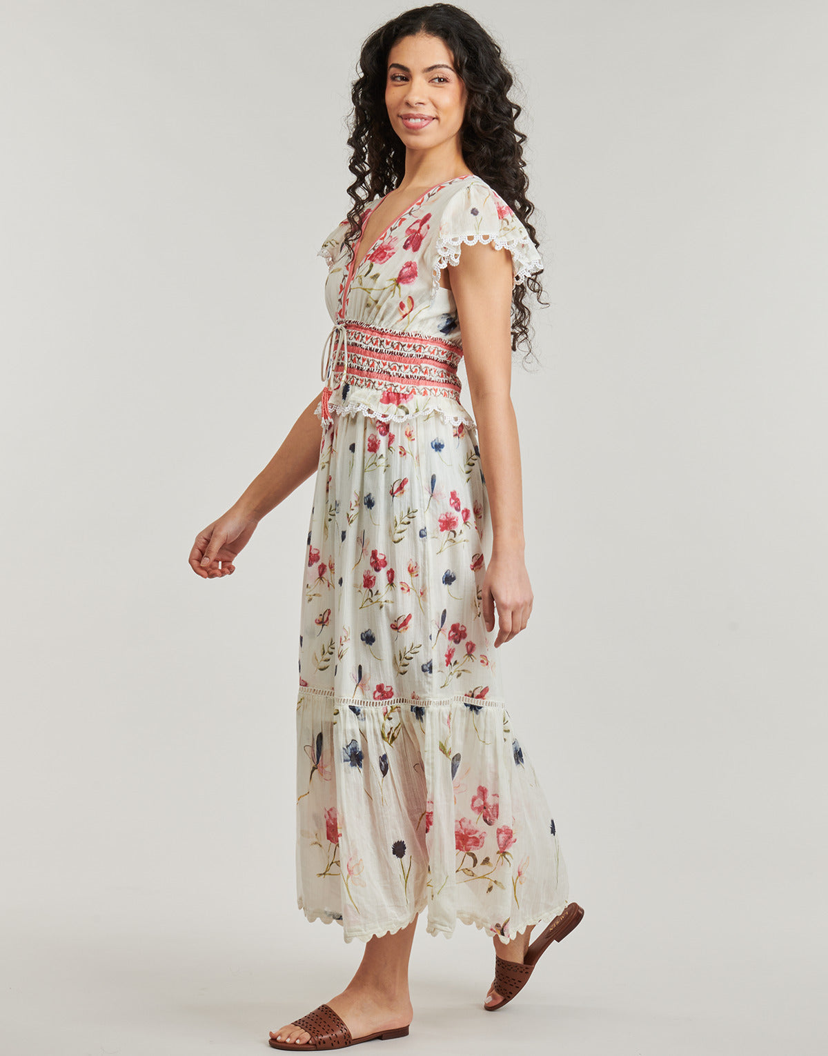 Abito lungo Donna Derhy  PATRIMONIO ROBE  Bianco