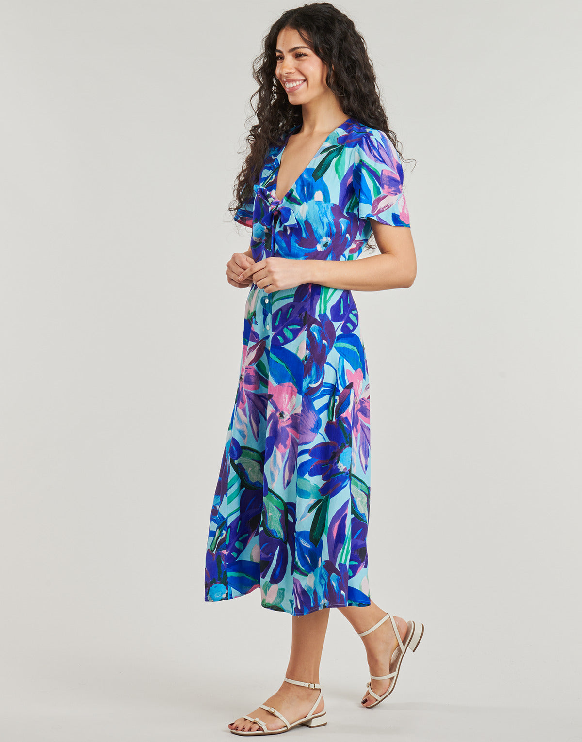 Abito lungo Donna Derhy  PRUNE ROBE  Blu
