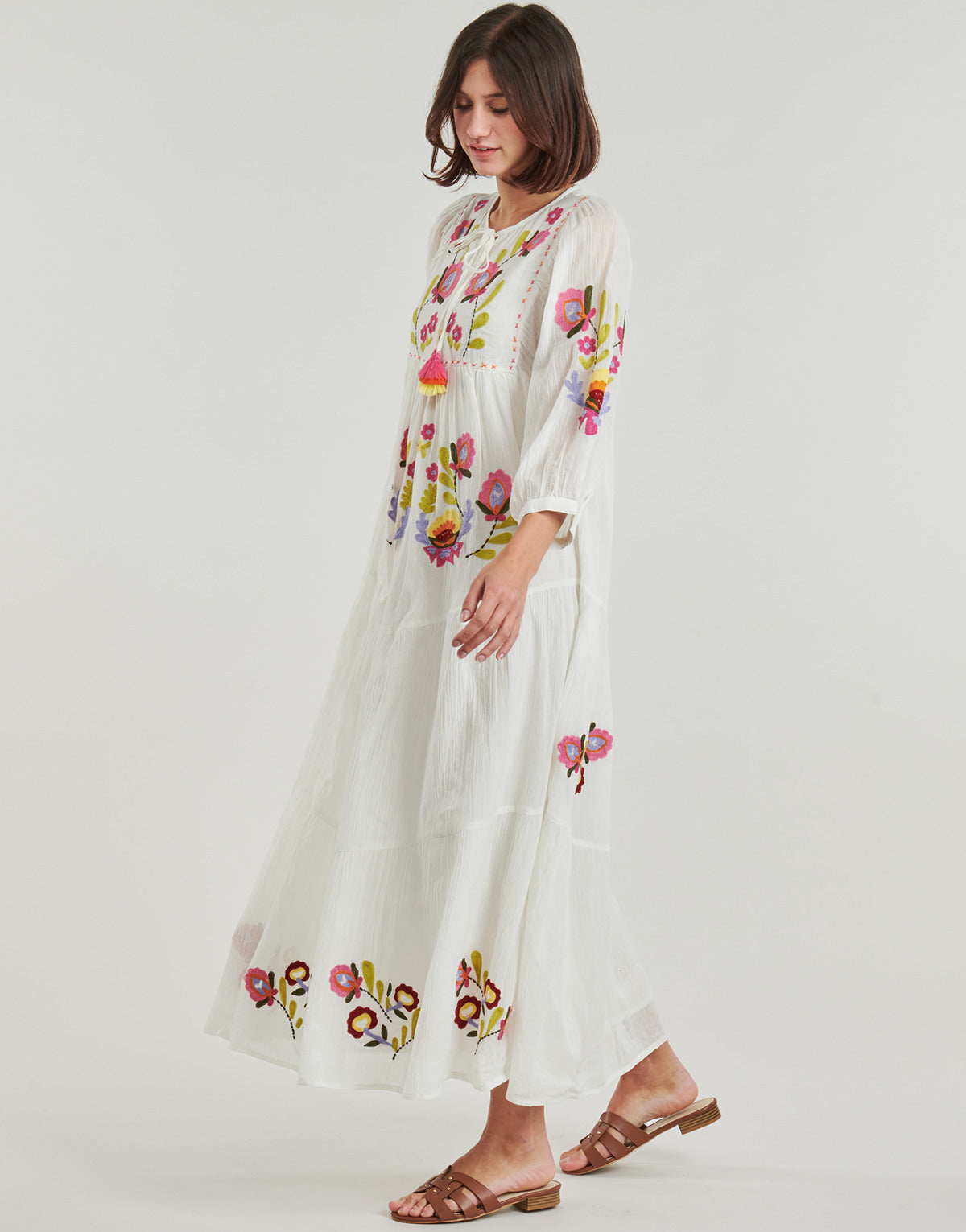 Abito lungo Donna Derhy CLAIRE ROBE Bianco