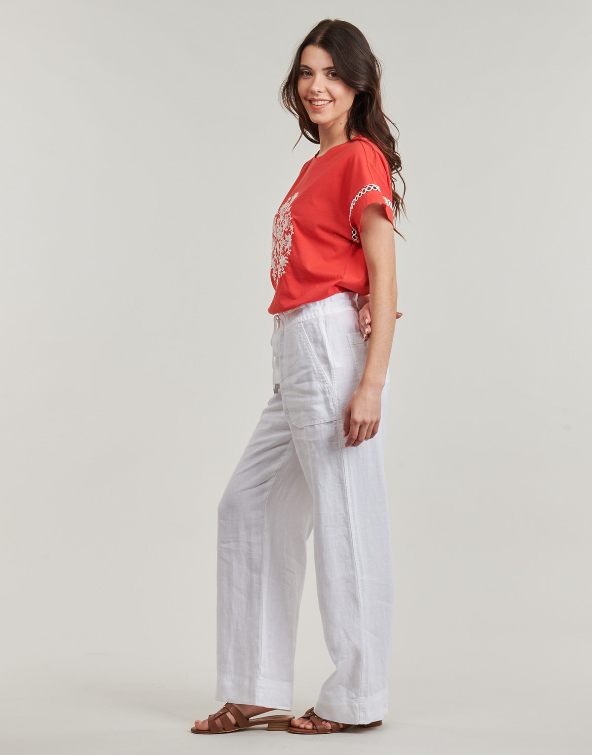 T-shirt Donna Derhy ZIBELINE TEE SHIRT Arancio